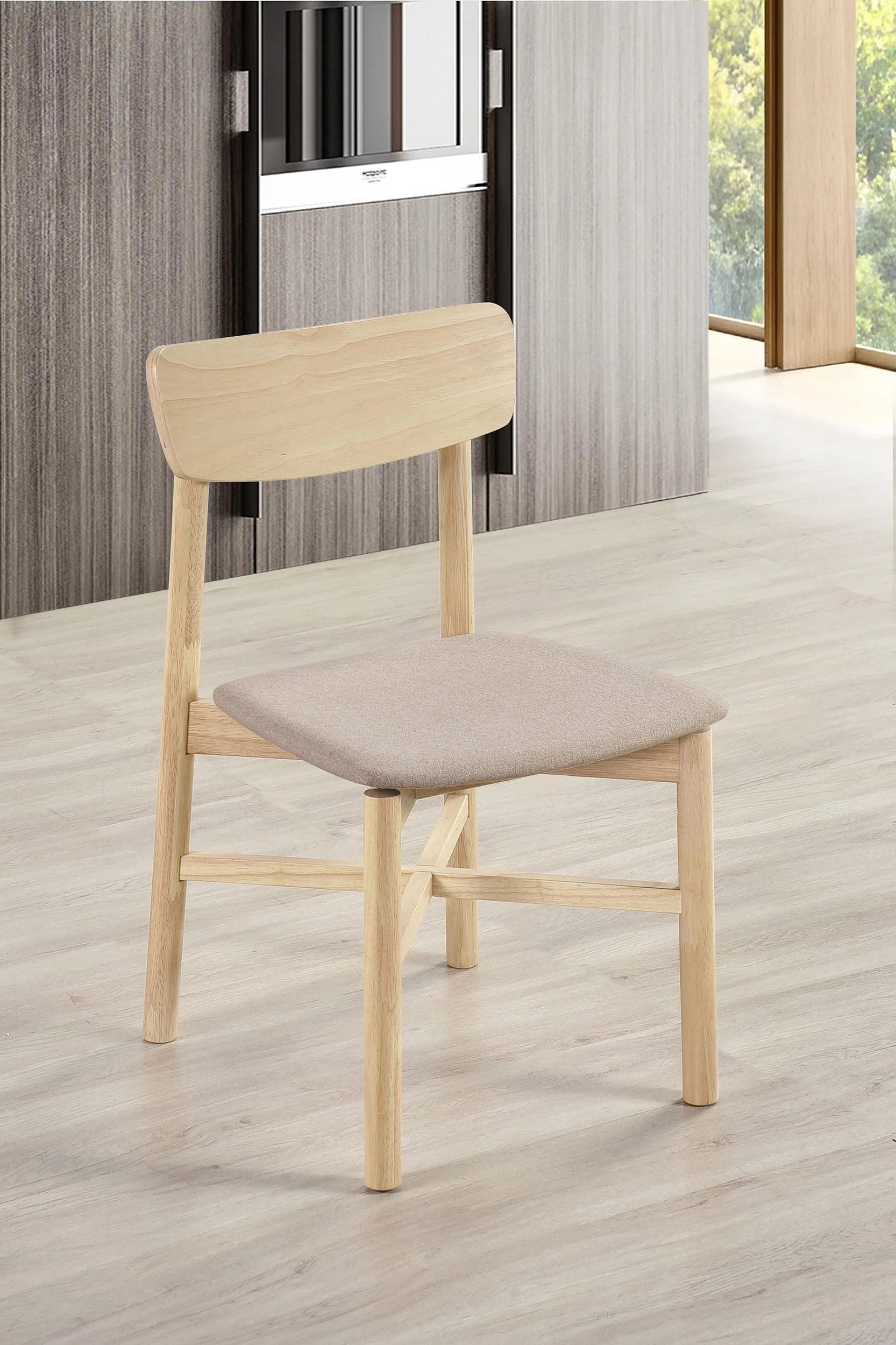 Parkridge Dining Side Chair White Washed (Set of 2) - Image 2
