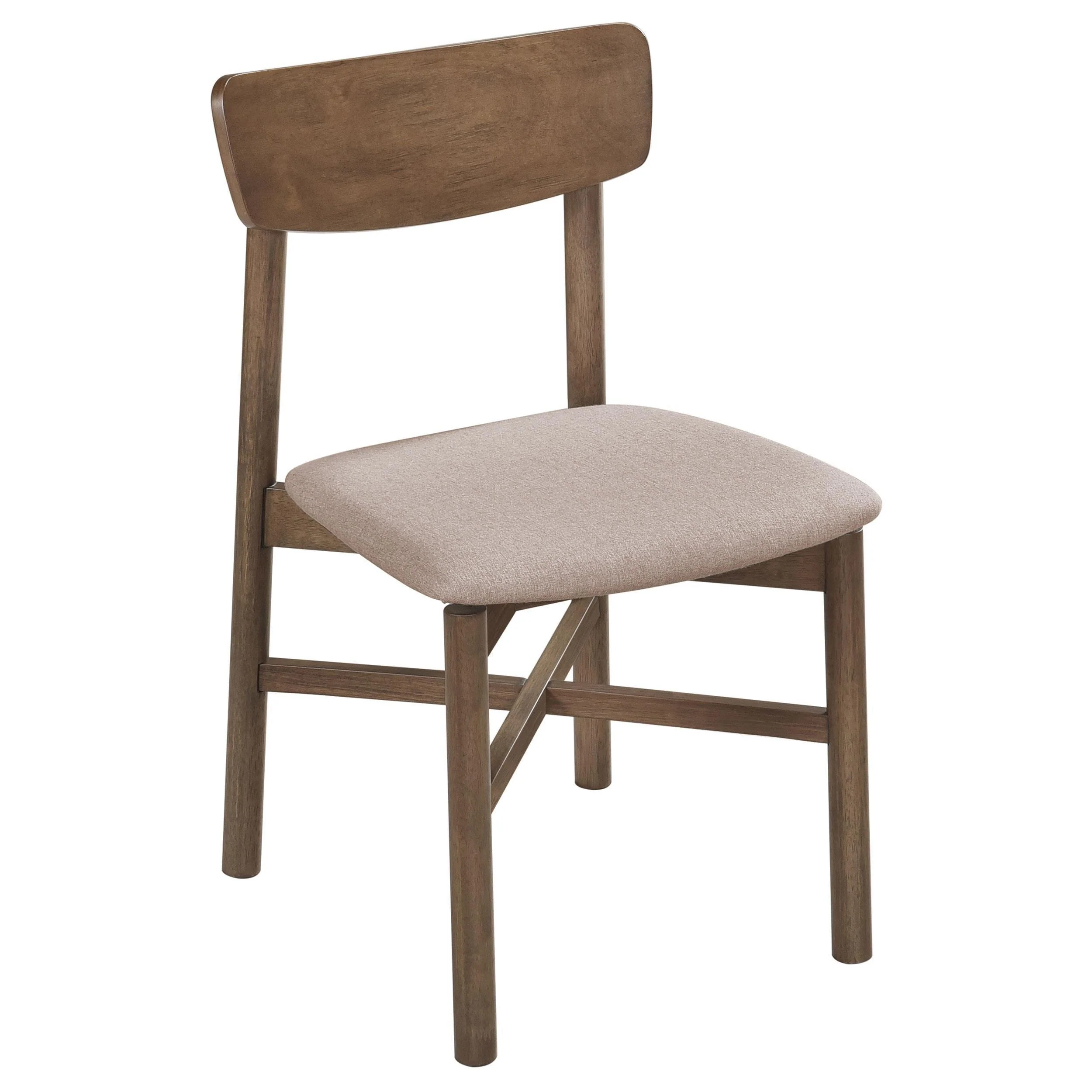 Parkridge Dining Side Chair Natural Walnut (Set of 2) - Image 3