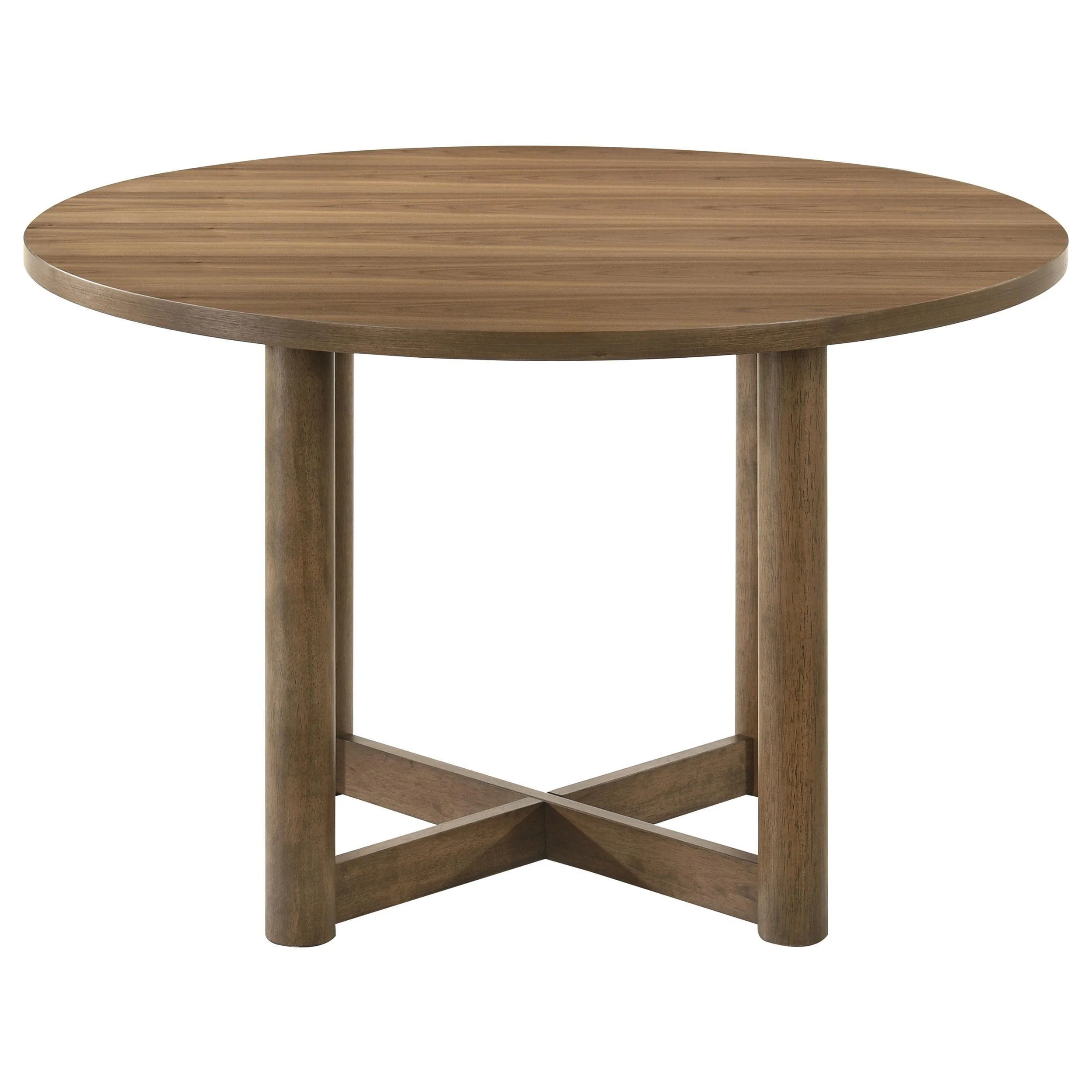 Biltmore 46-inch Round Wood Dining Table Walnut - Image 3