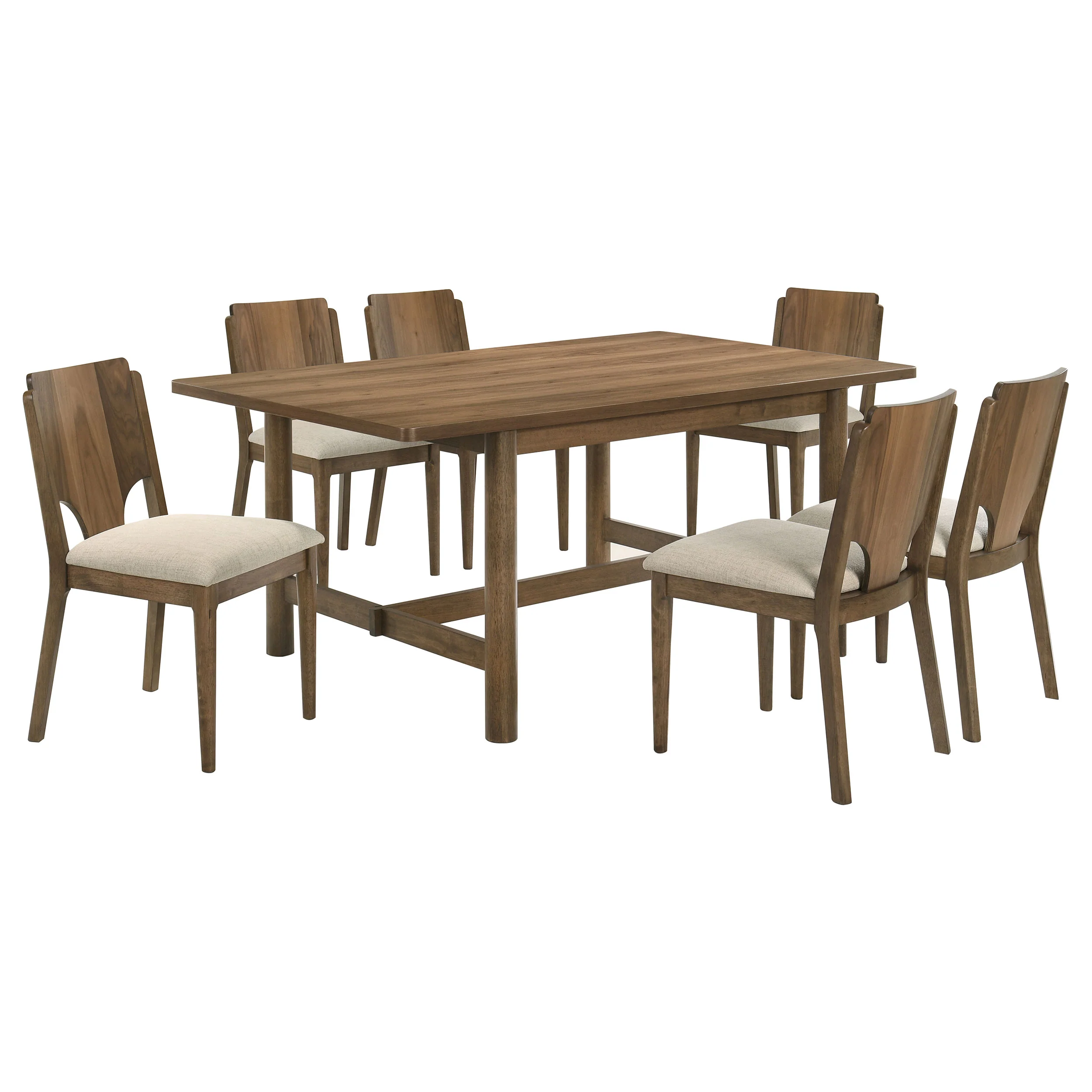Crestmore Brown Rectangular Dining Room Set - Image 3