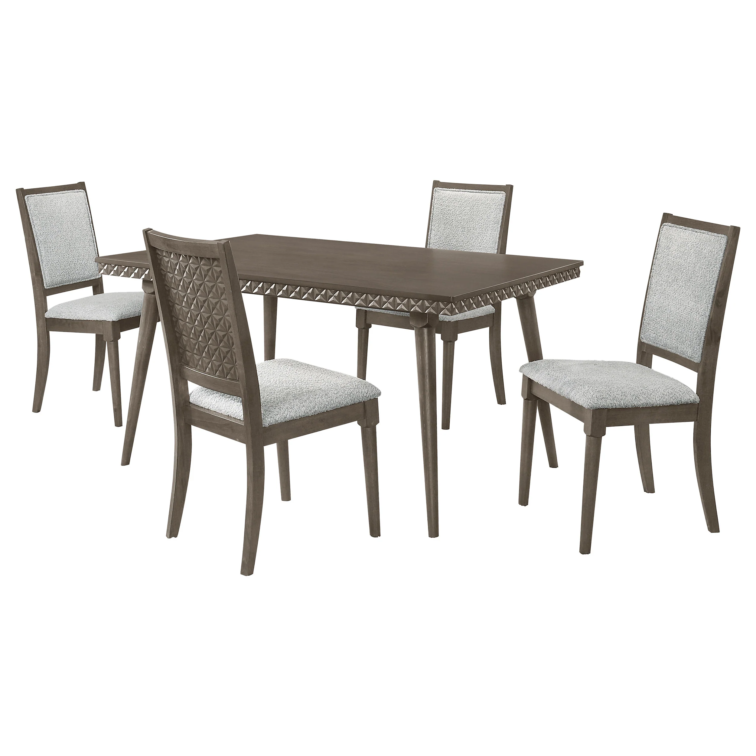 Onslow Dark Gray 59-inch Rectangular Dining Set - Image 2