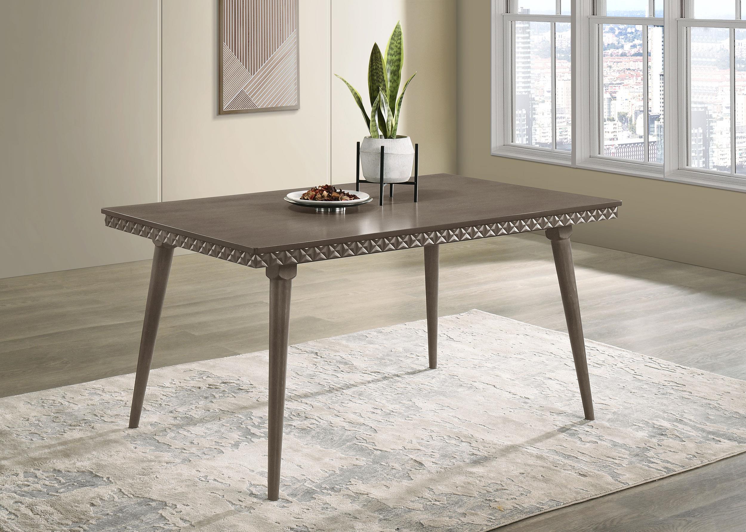 Onslow 59-inch Rectangular Wood Dining Table Dark Brown - Image 2