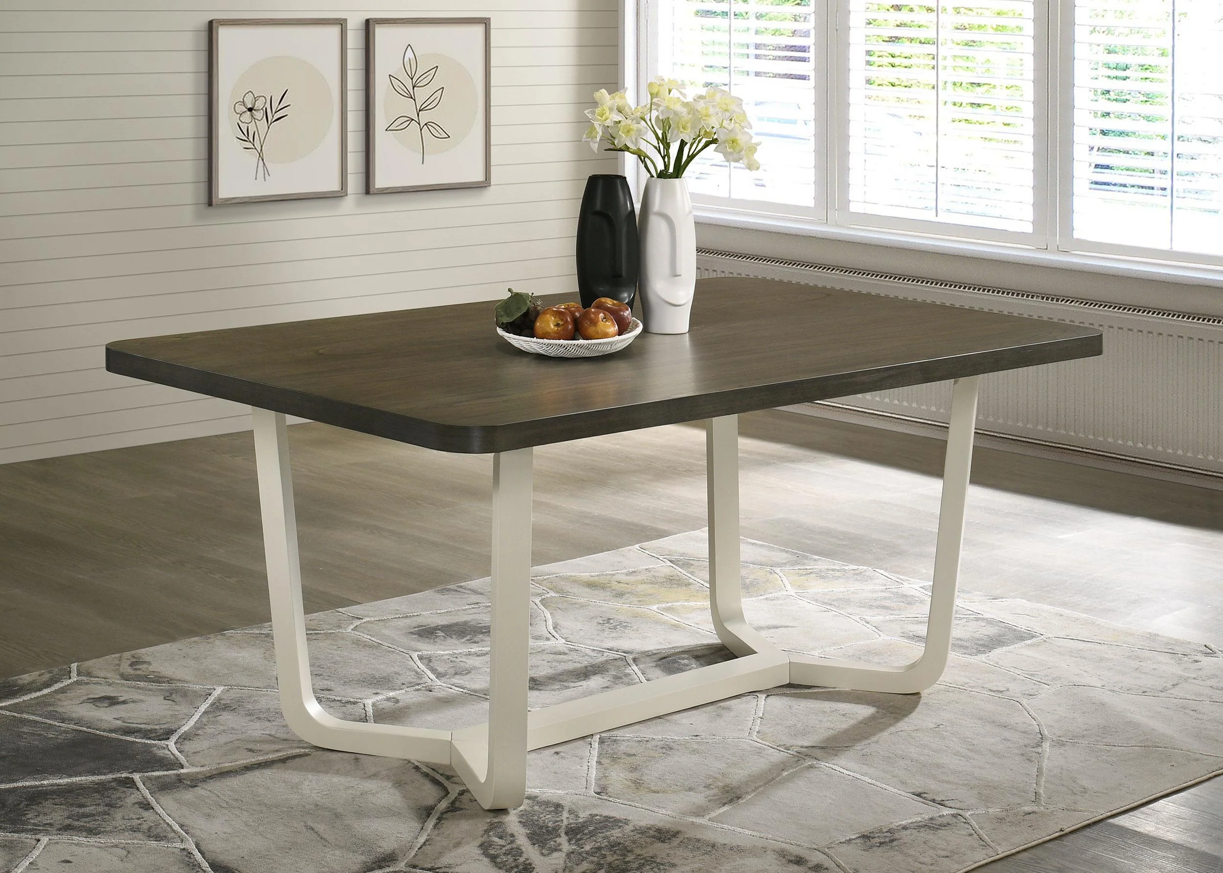 Biloxi 71-inch Rectangular Wood Dining Table Greyish Brown - Image 2