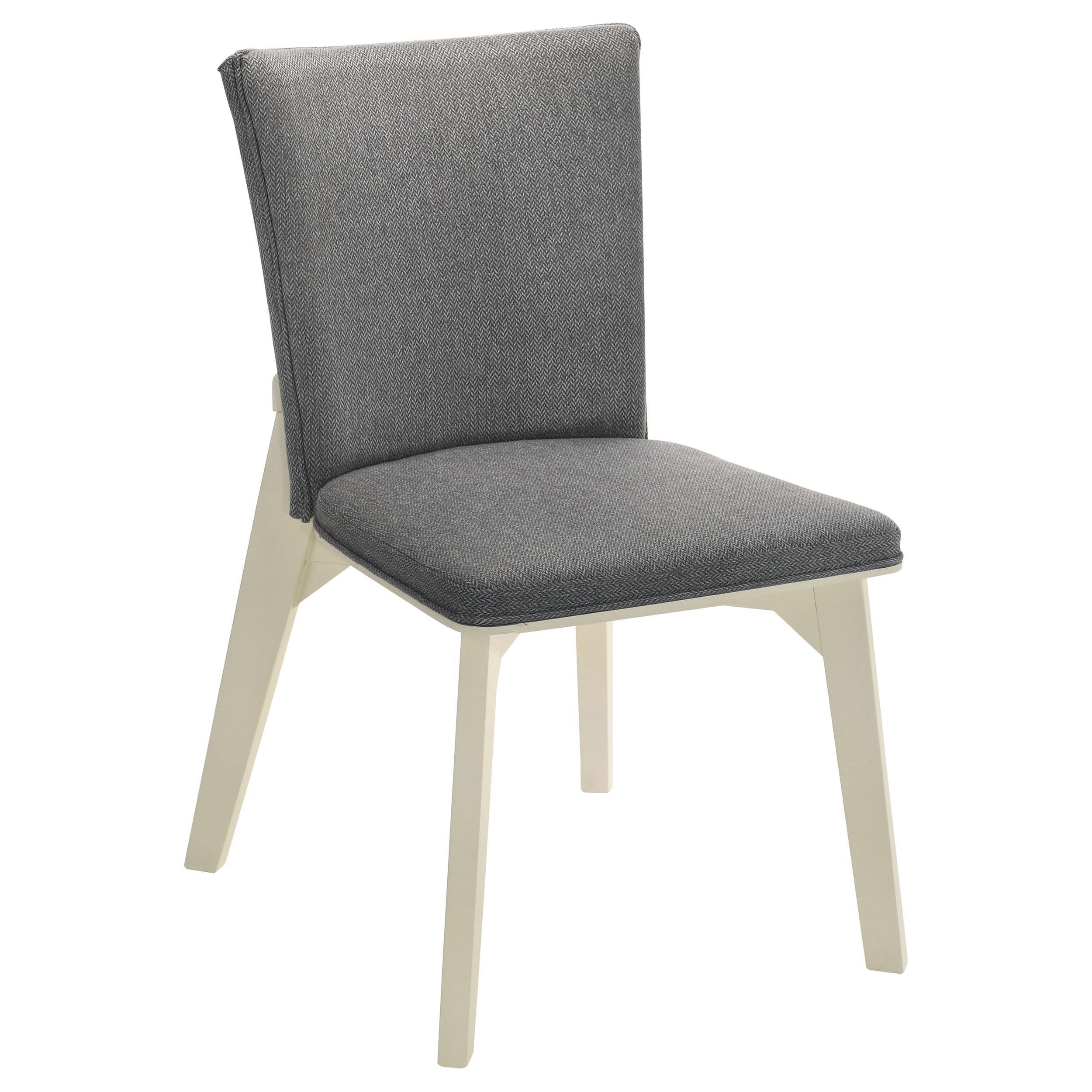 Biloxi Upholstered Dining Side Chair Gray (Set of 2) - Image 3