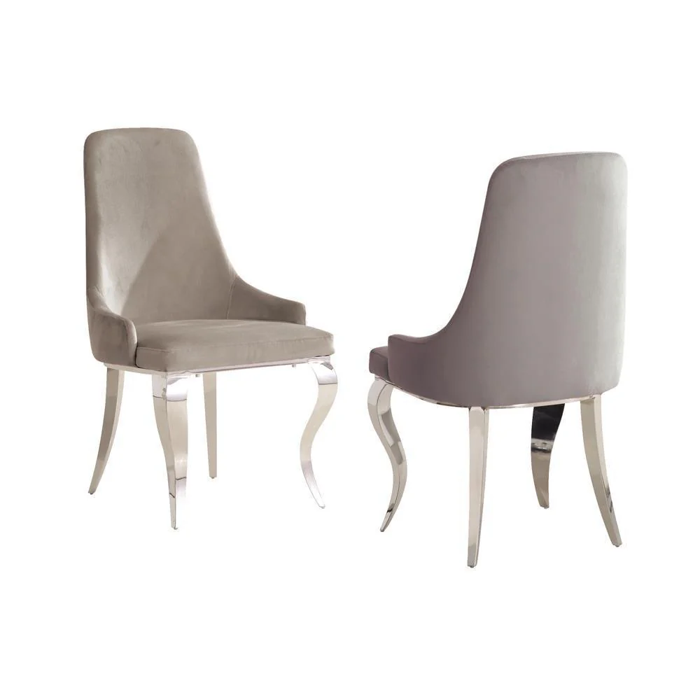 Antoine Upholstered Demi Arm Dining Chairs (Set of 2) - Image 1