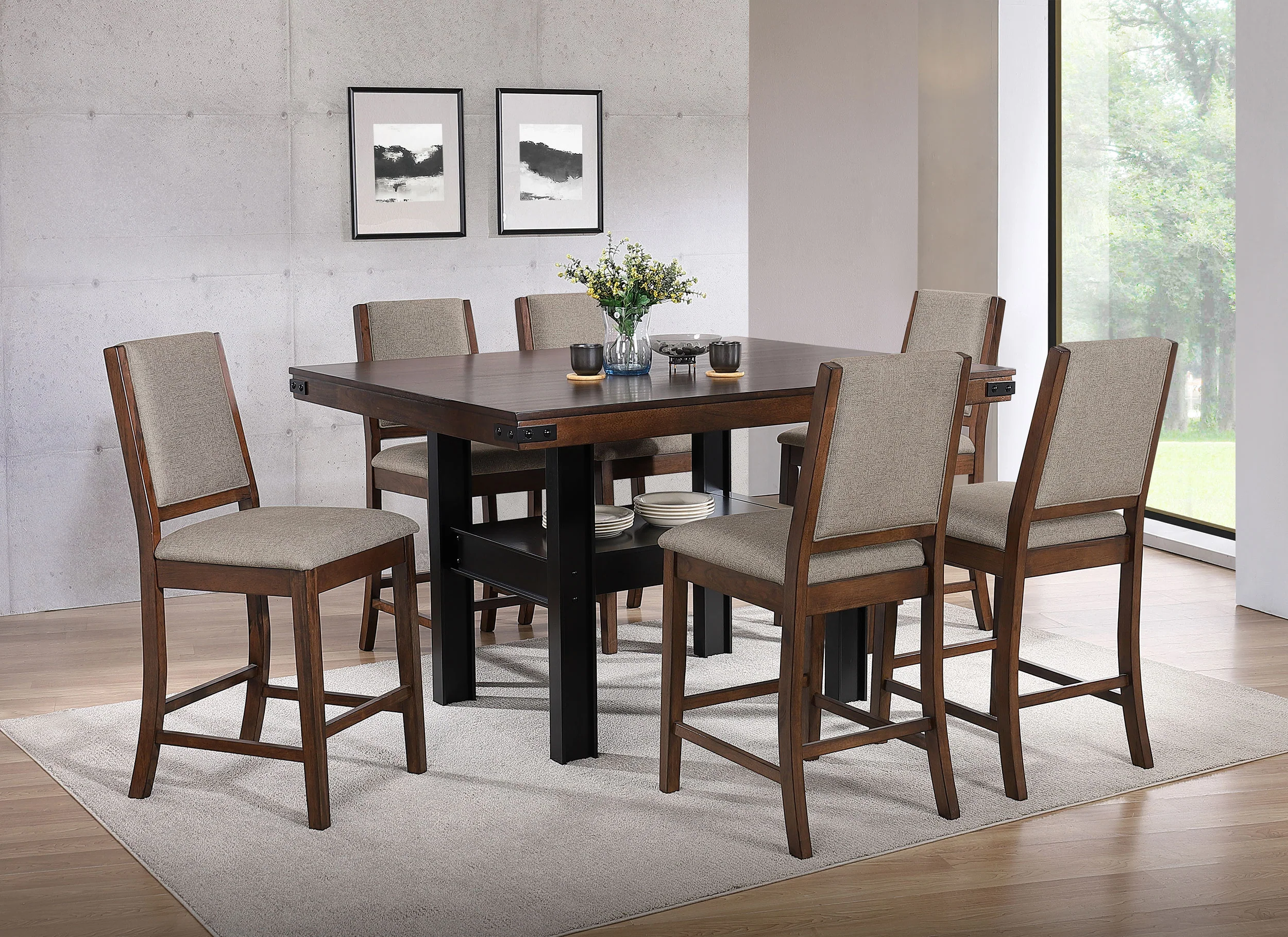 Patterson Mango Oak Counter Height Set - Image 2