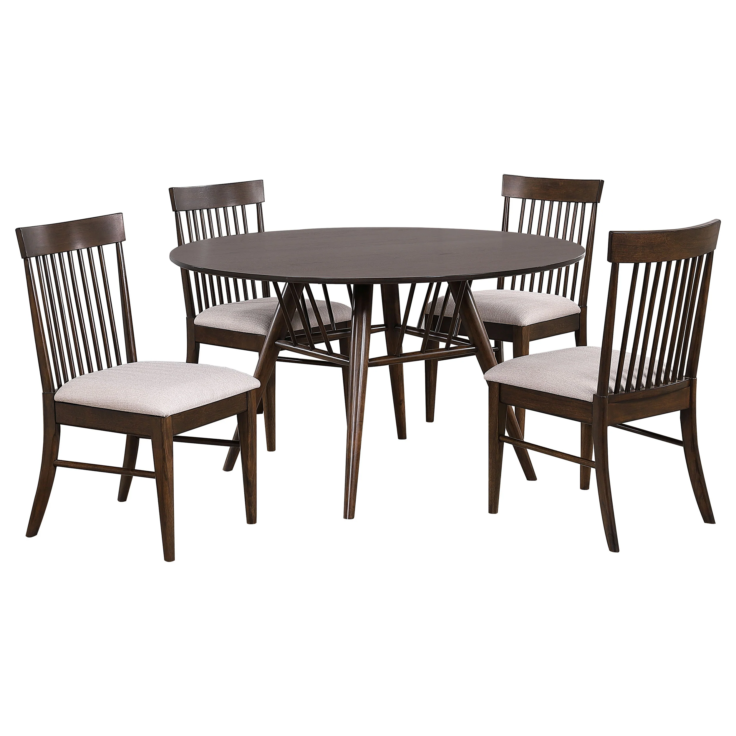 Everton Round 53-inch Dining Room Set - Image 2