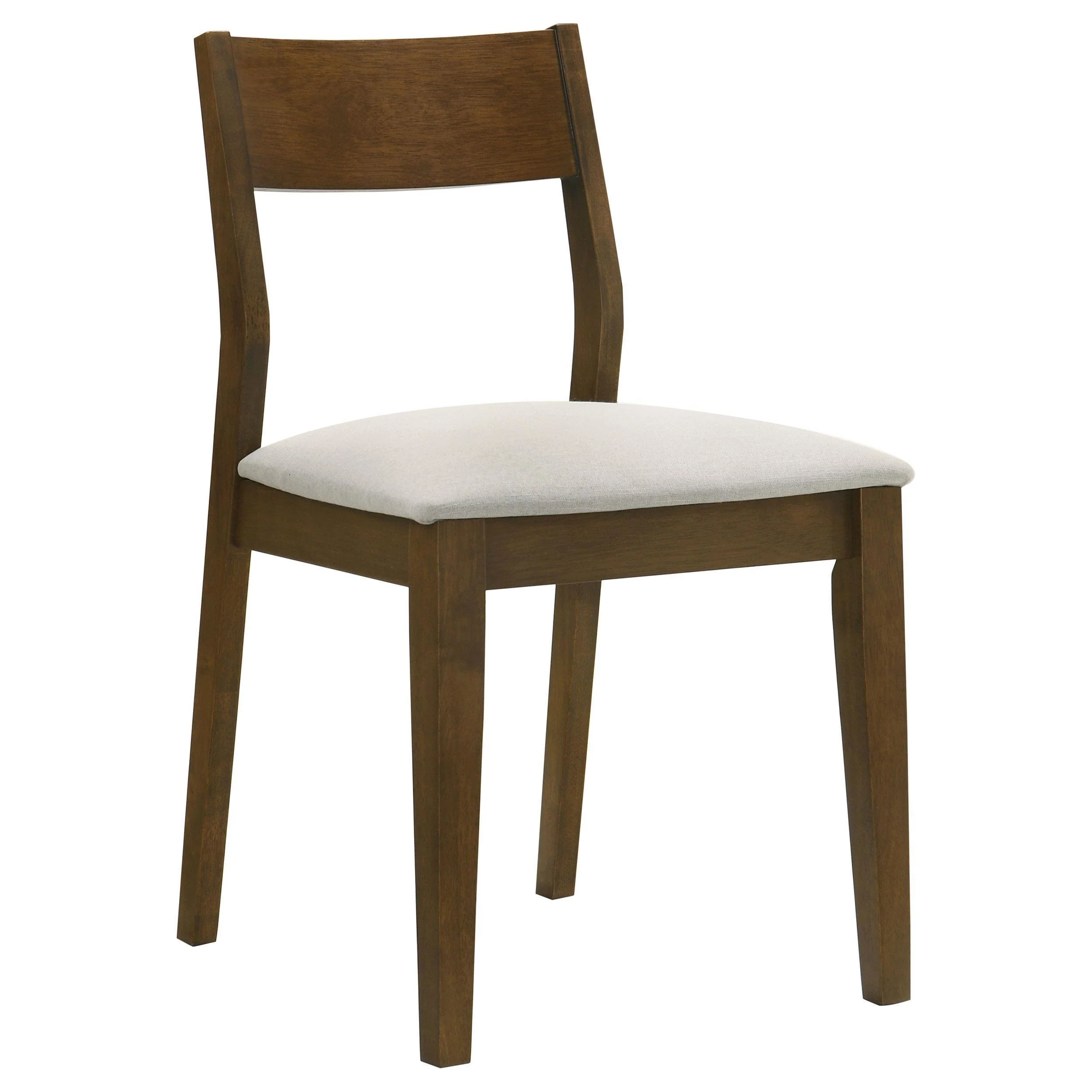 Almonte Dining Chair Upholstered Seat Dark Brown (Set of 2) - Image 3