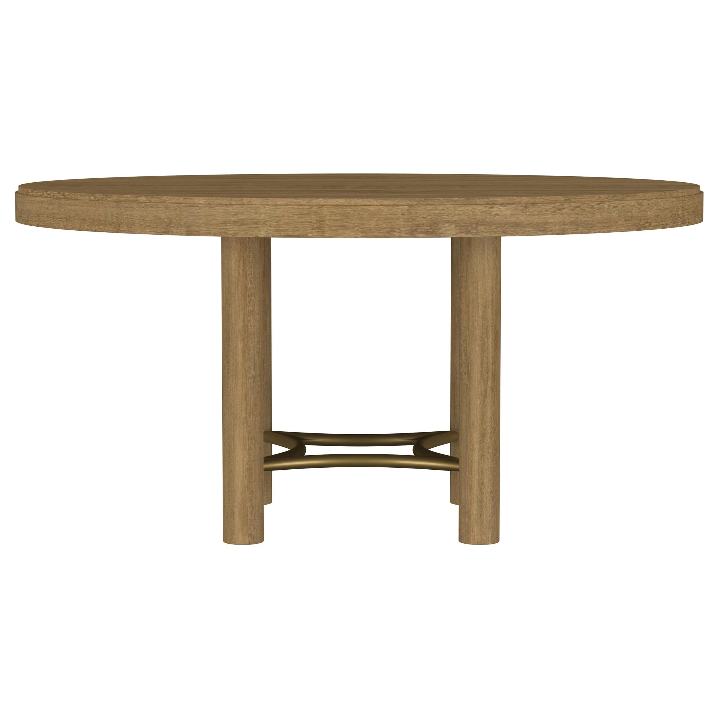 Arini 60-inch Round Wood Dining Room Table Sand Wash - Image 2