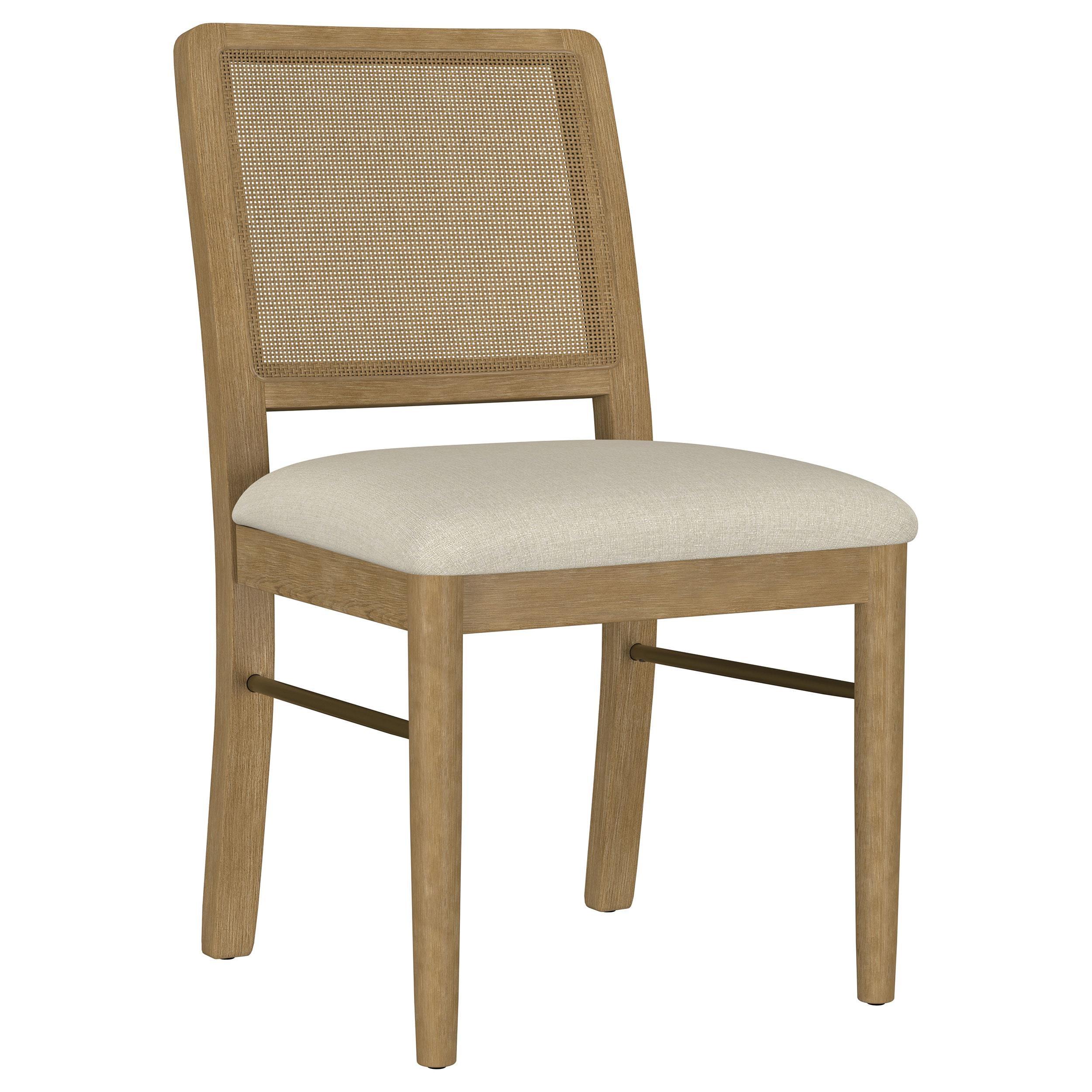 Arini Rattan Cane Dining Side Chair Sand Wash (Set of 2) - Image 2