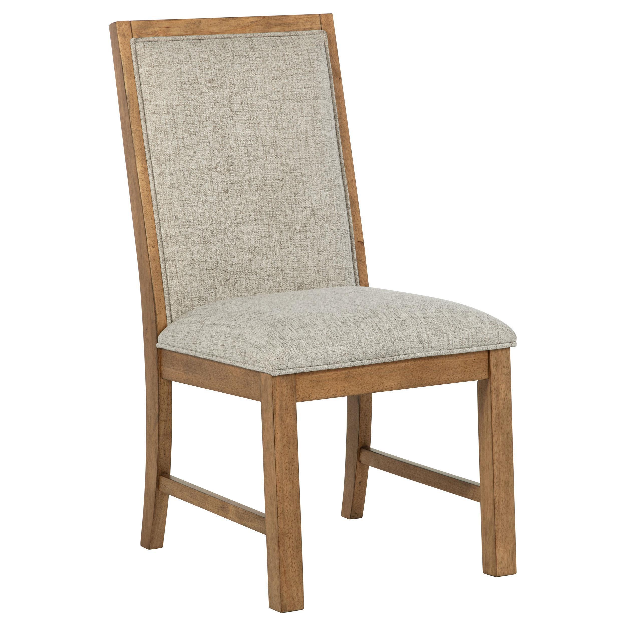 Bruner Upholstered Dining Side Chair Brown (Set of 2) - Image 3
