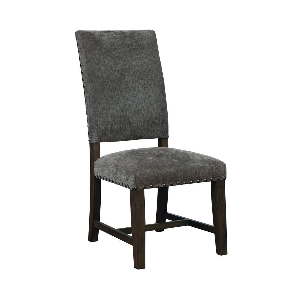 Twain Upholstered Side Chairs Warm Gray (Set of 2) - Image 1