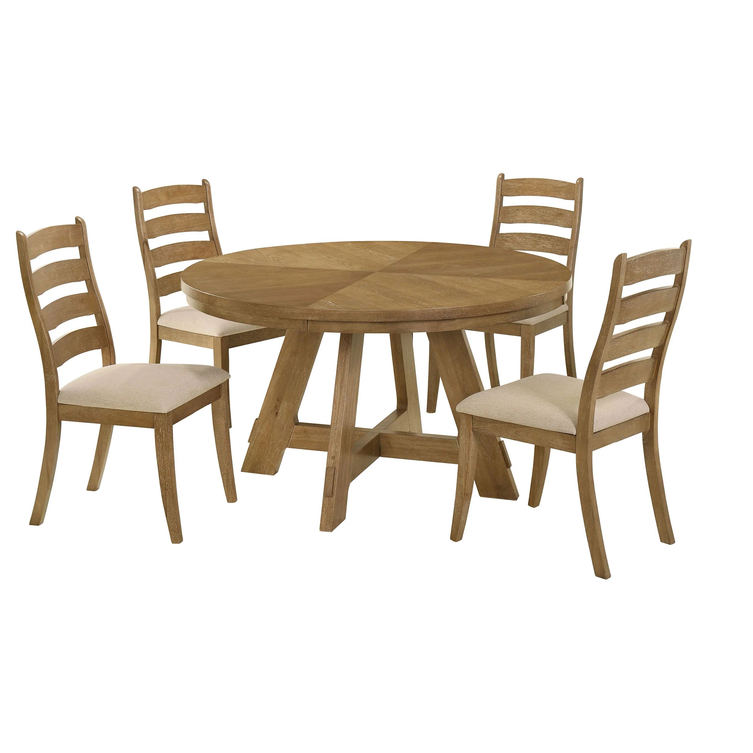 Danvers Brown Oak Latte Dining Room Set - Image 2