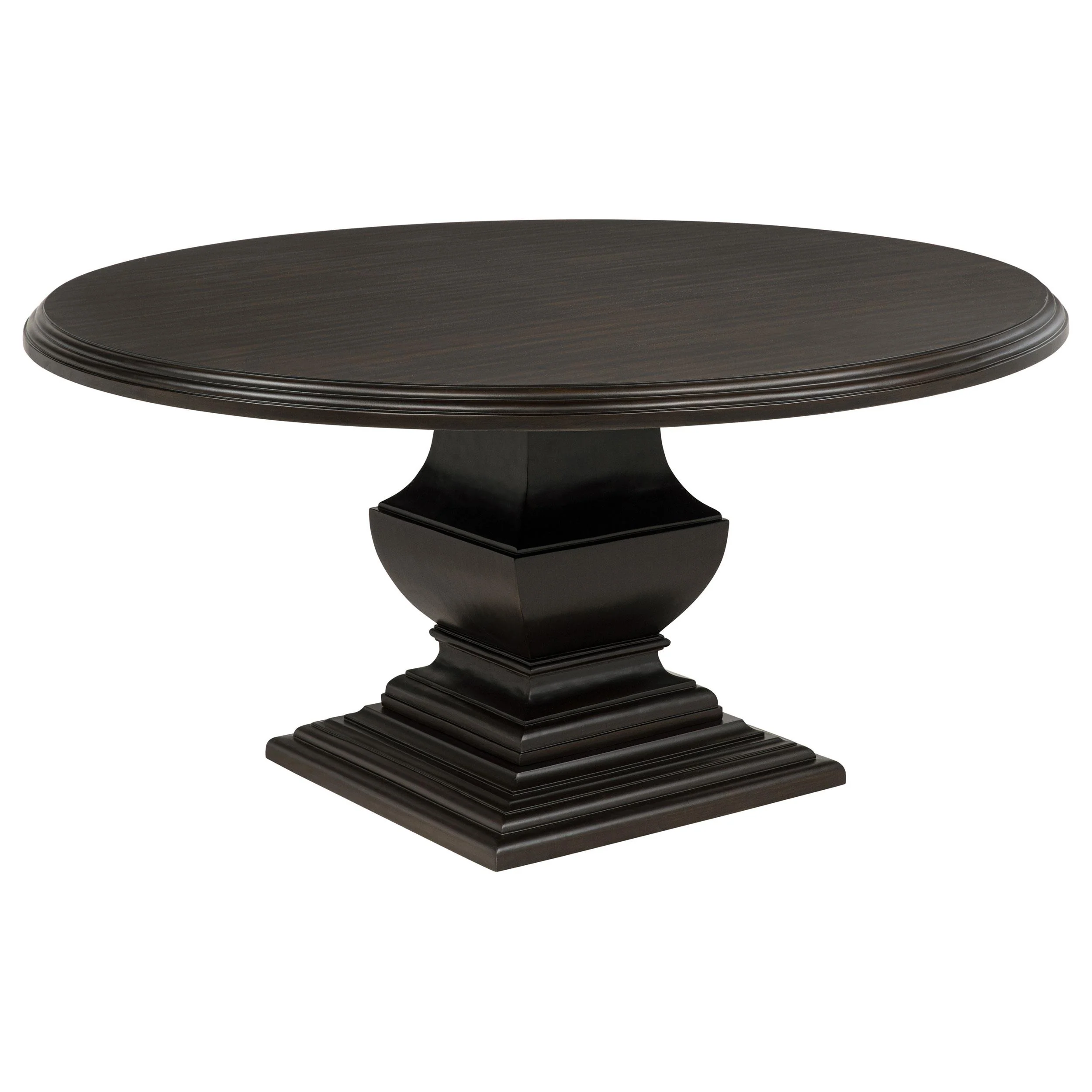 Twyla 60-inch Round Wood Dining Room Table Dark Cocoa - Image 2