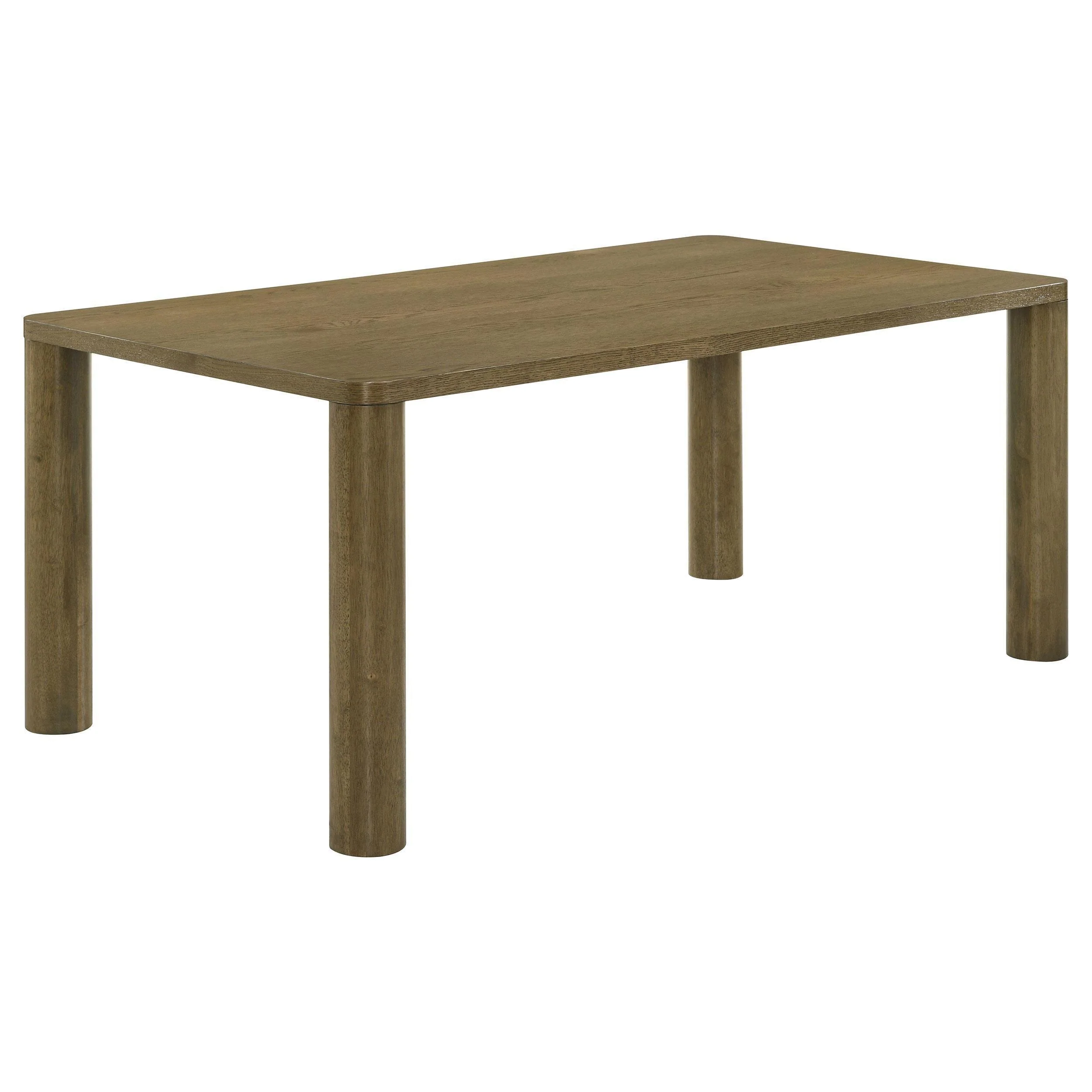 Castlewood 71-inch Rectangular Wood Dining Table Brown Oak - Image 2