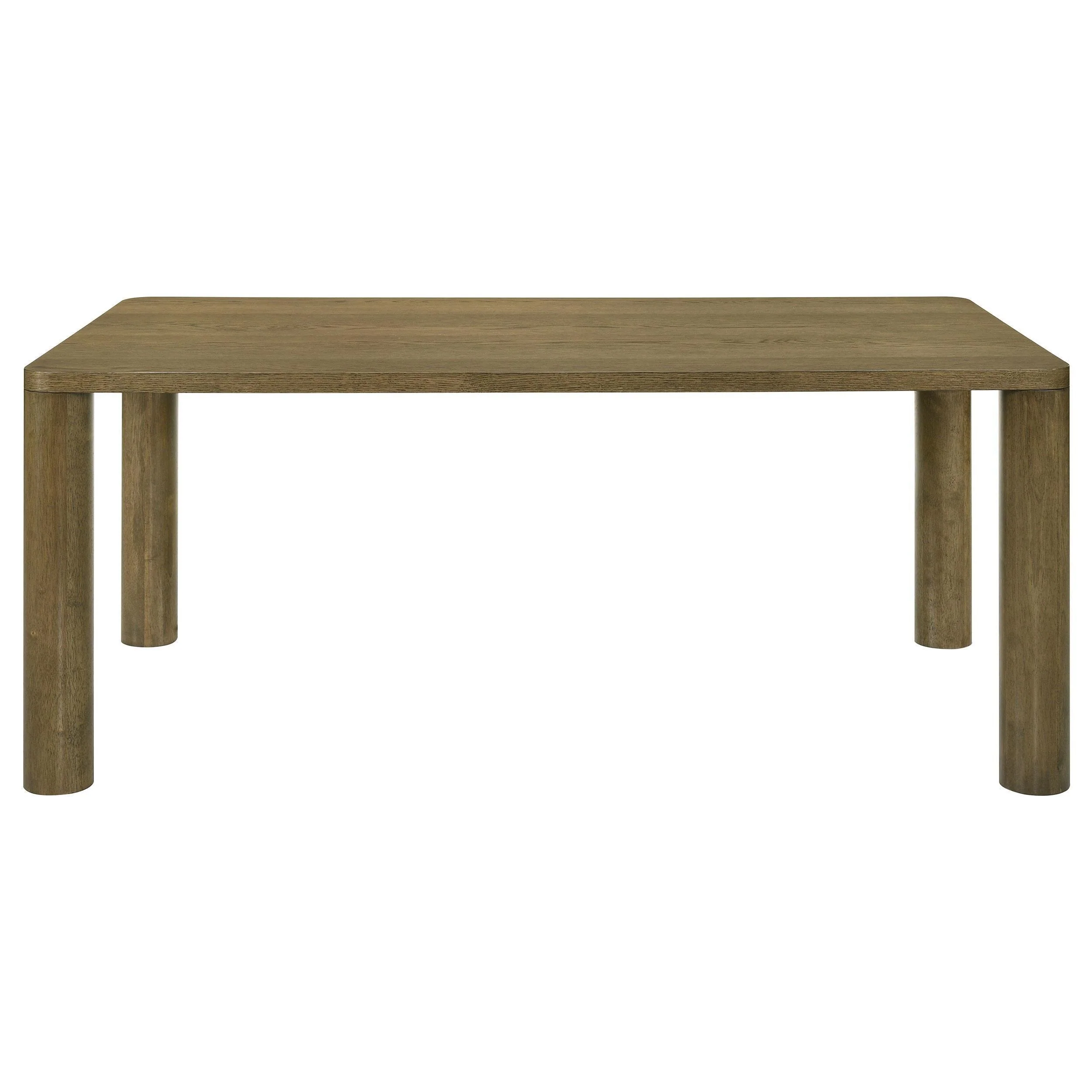 Castlewood 71-inch Rectangular Wood Dining Table Brown Oak - Image 3
