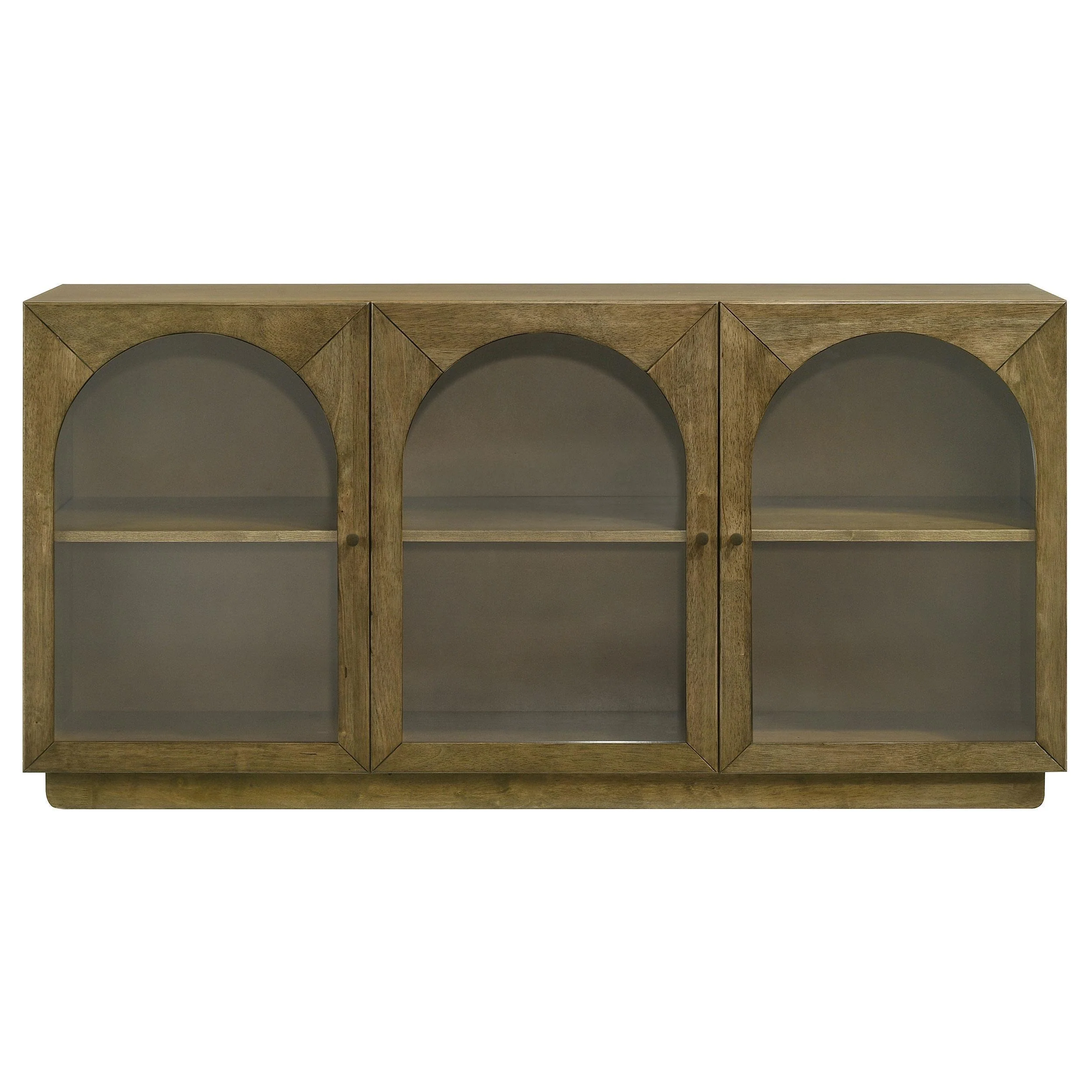 Castlewood 71-inch Dining Sideboard Buffet Server Brown Oak - Image 3