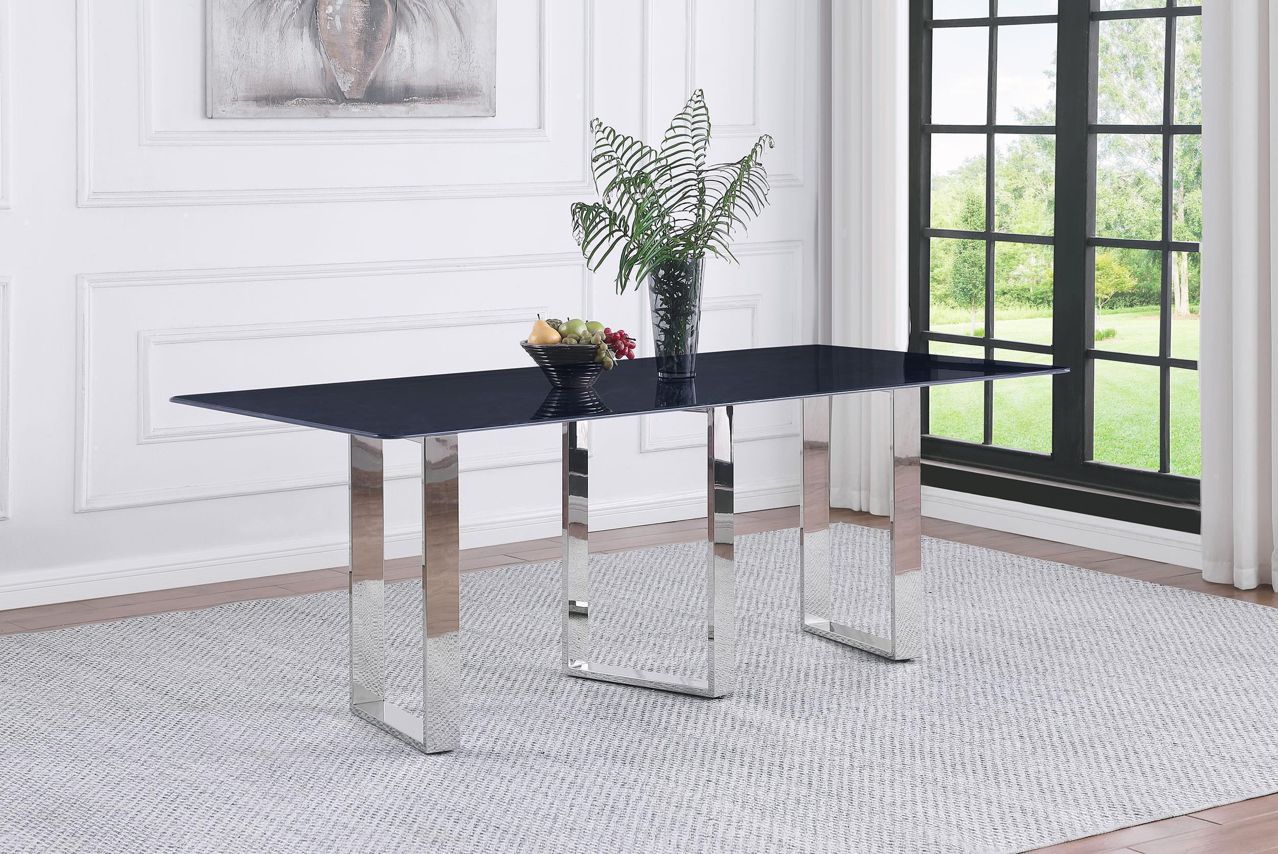Desden 79-inch Rectangular Sintered Stone Dining Table Grey - Image 2