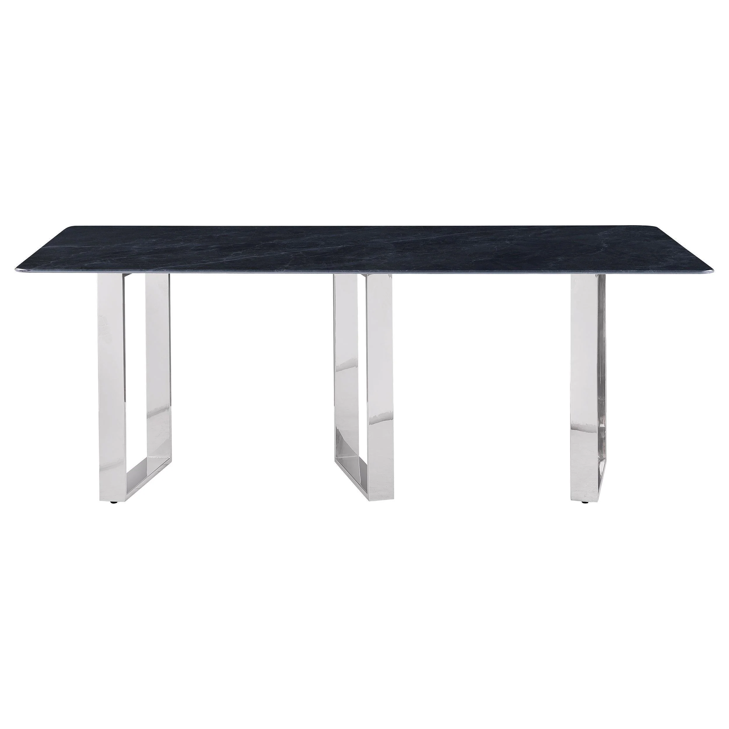 Desden 79-inch Rectangular Sintered Stone Dining Table Grey - Image 3