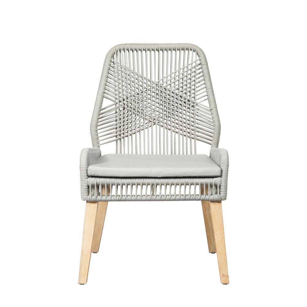 Nakia Woven Back Side Chairs Gray (Set of 2) - Image 3