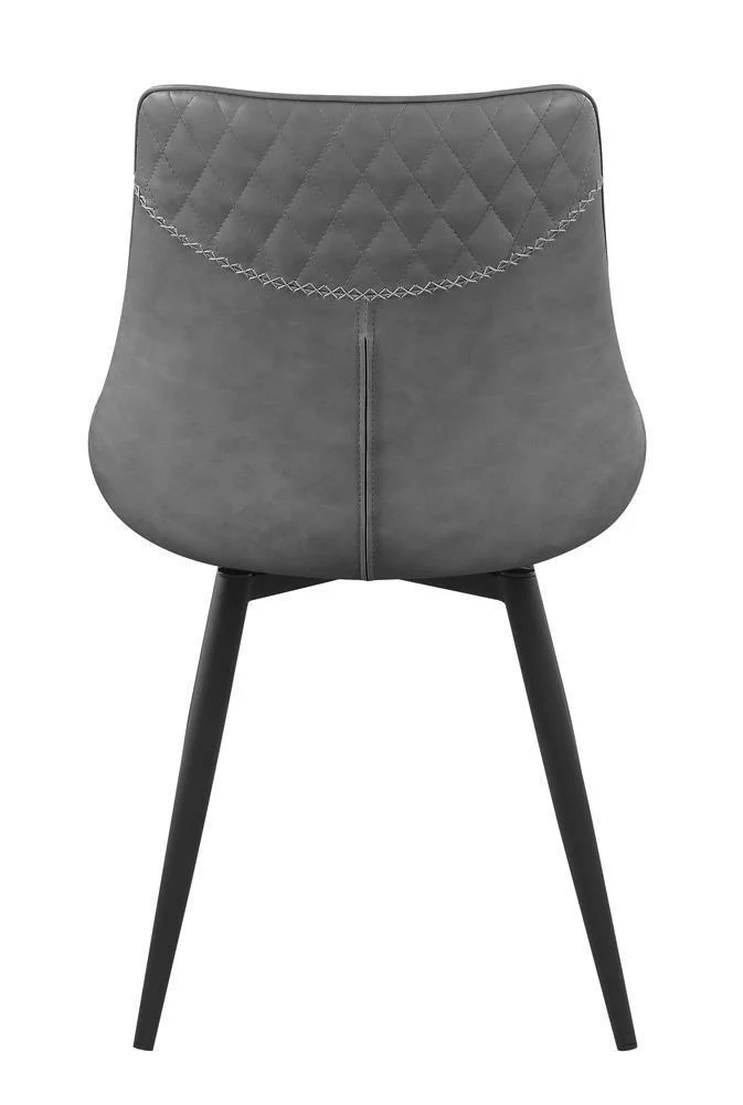 Brassie Upholstered Side Chairs Gray (Set of 2) - Image 3
