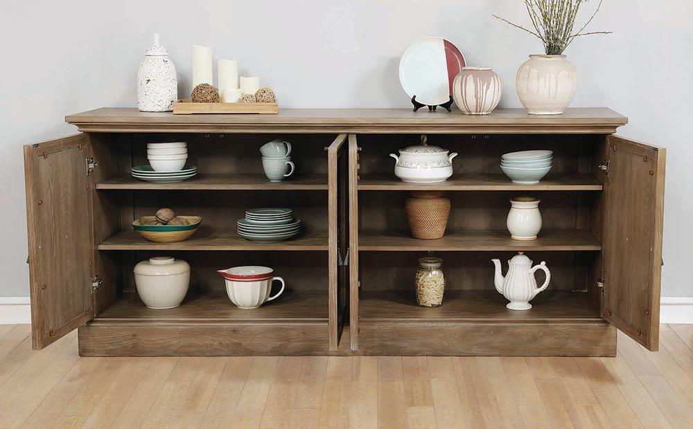 Brockway Cove 4 door Server Barley Brown