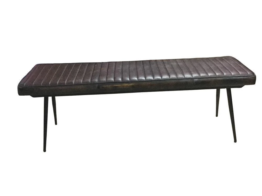 Partridge Cushion Bench Espresso Black - Image 1