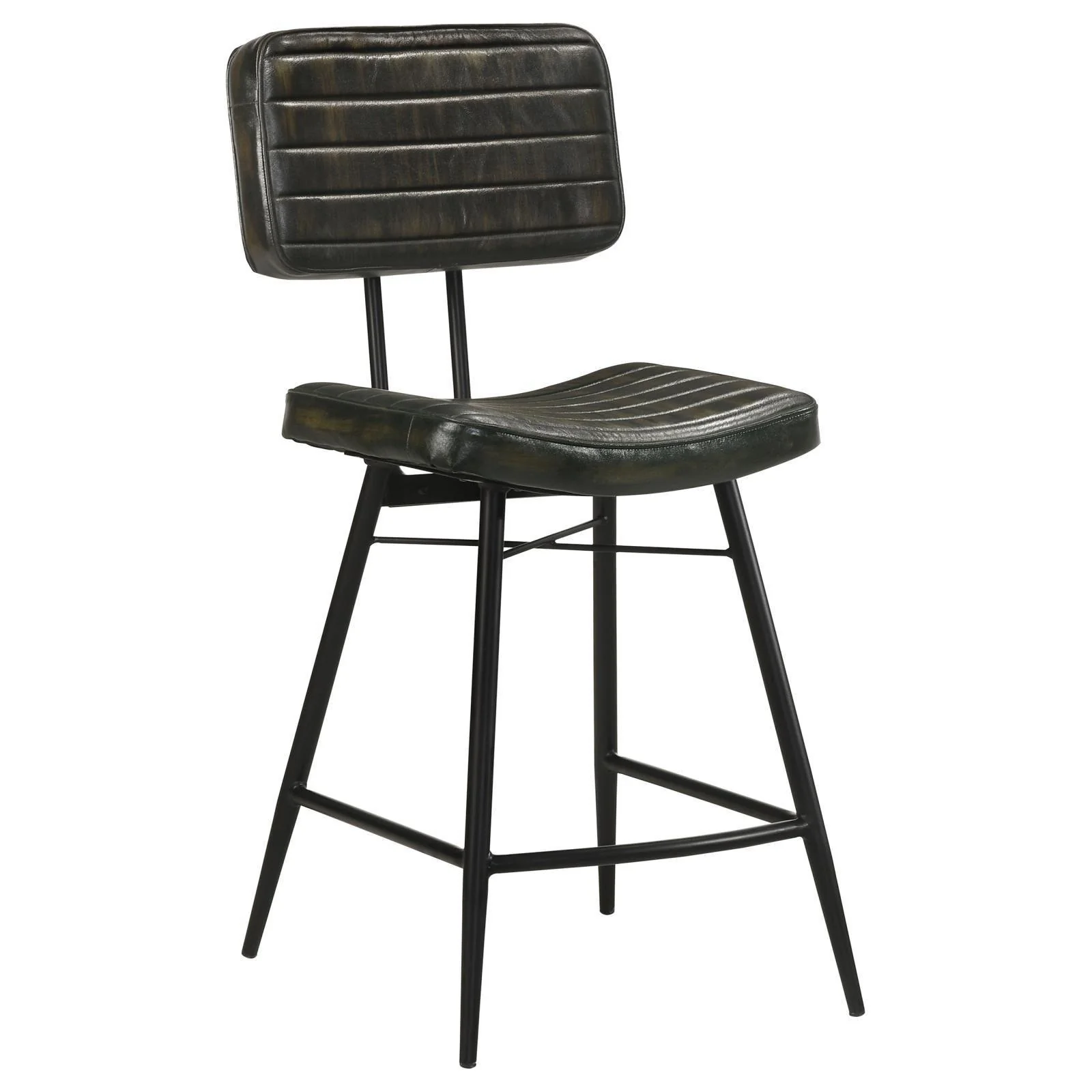 Partridge Upholstered Counter Height Stools With Footrest (Set of 2) - Image 2