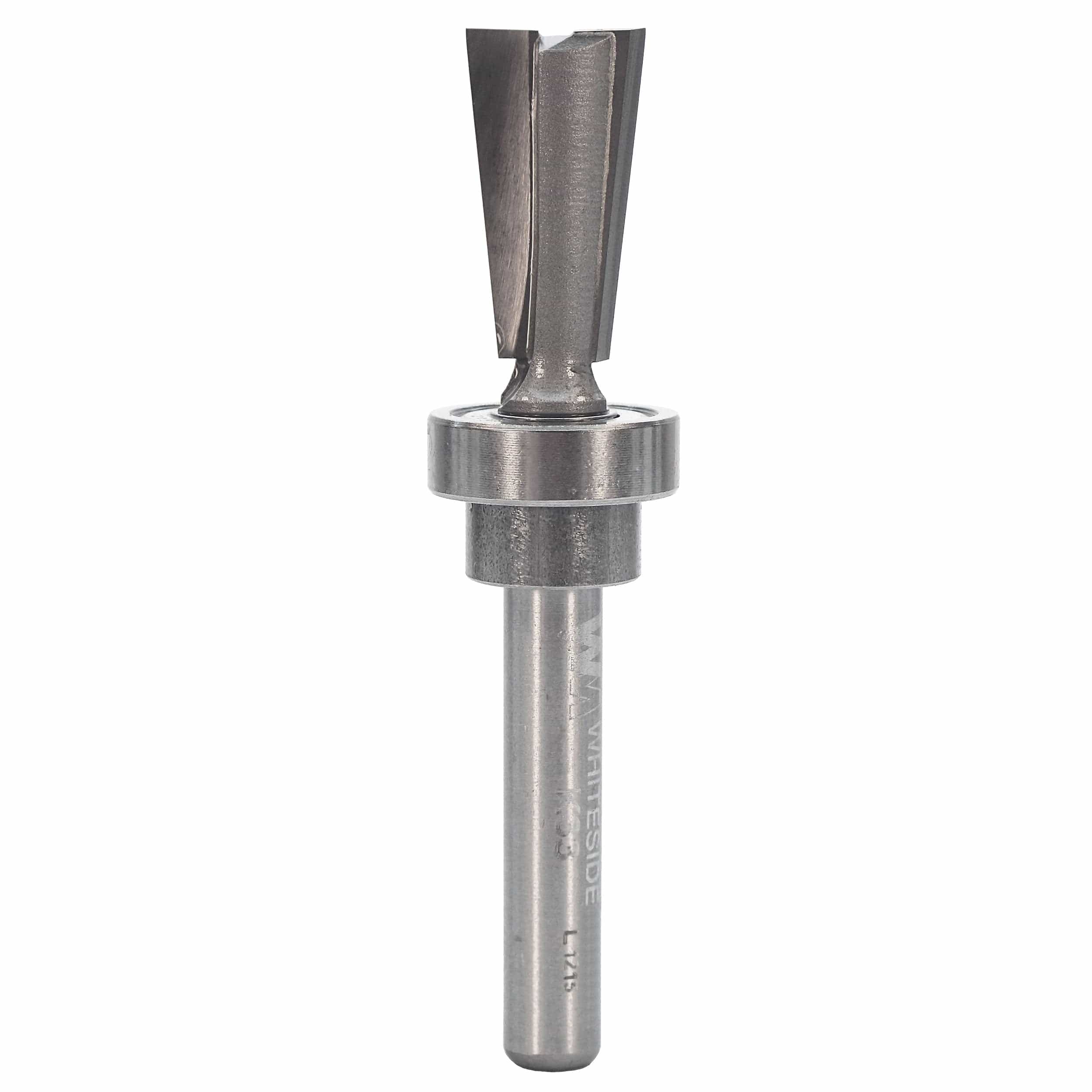 K33 7 Degree Dovetail Router Bit 1/4" SH 7/16" D X 3/4" CL X 2-5/8" OL - Image 1