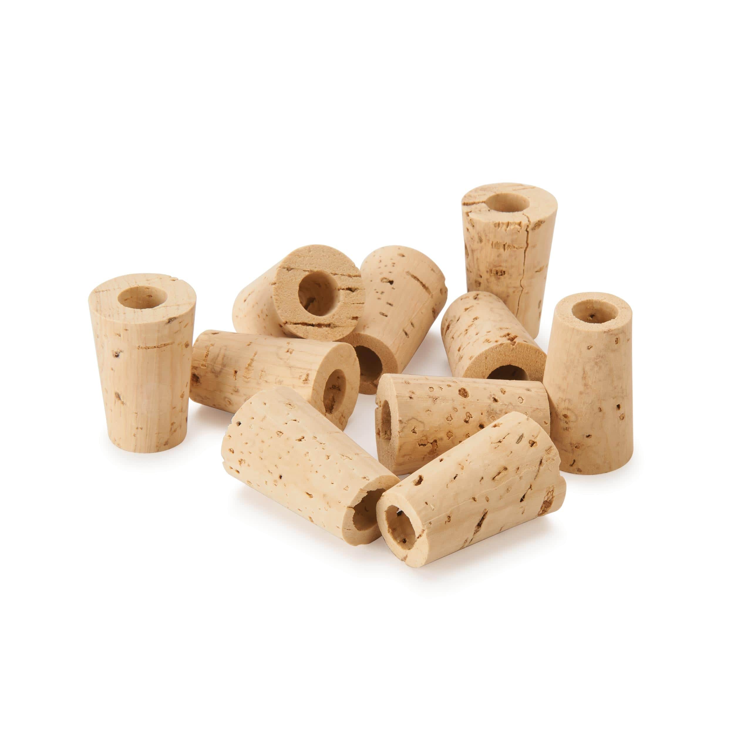 Woodturning Project Kit for Cork Bottle Stoppers – 10 Piece