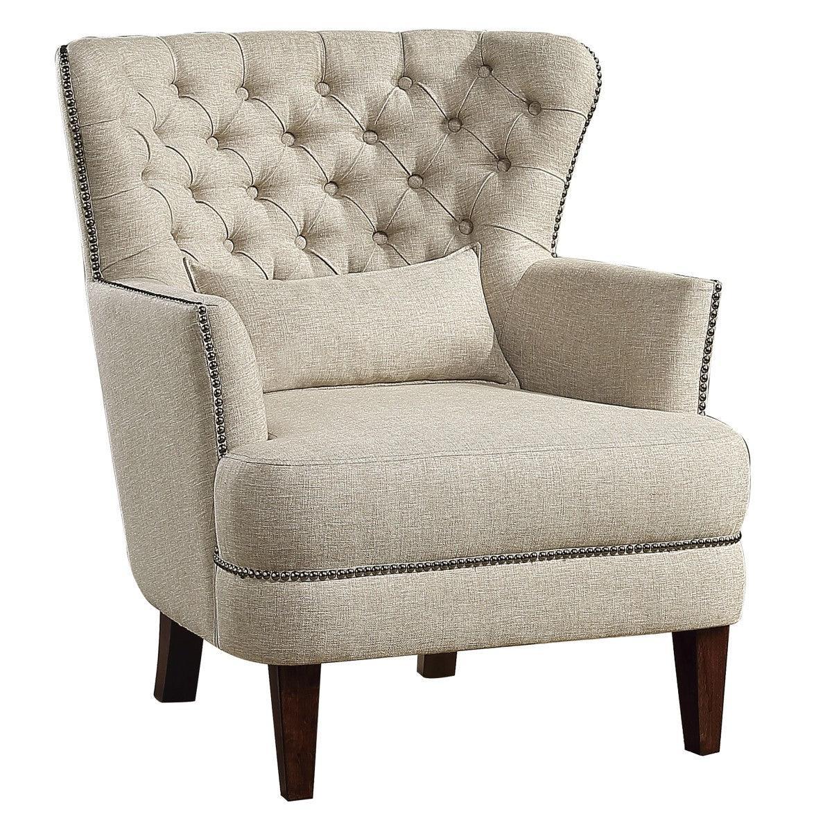 Marriana Fabric Tufted Chair - Image 2