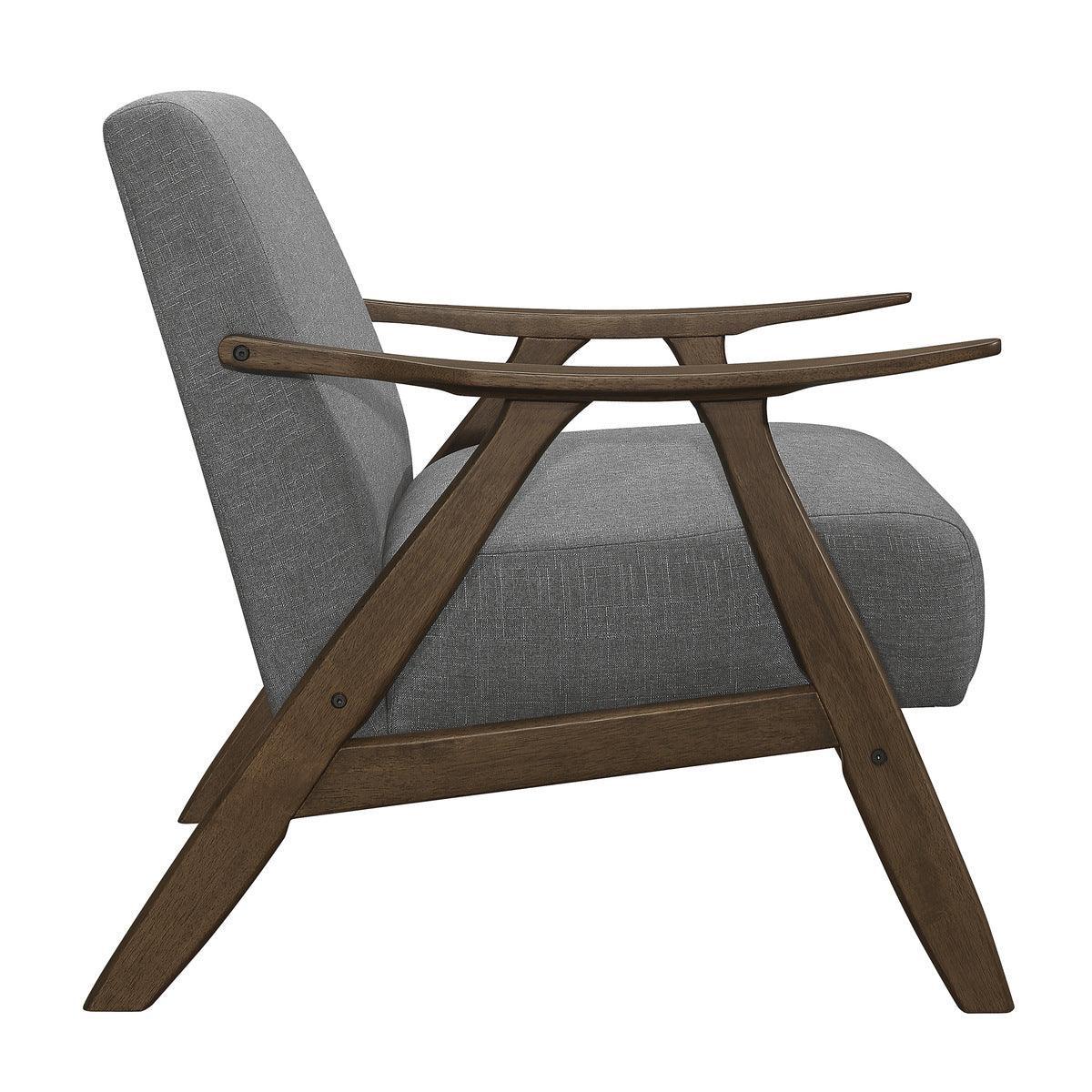 Damala Gray Fabric Accent Chair - Image 3