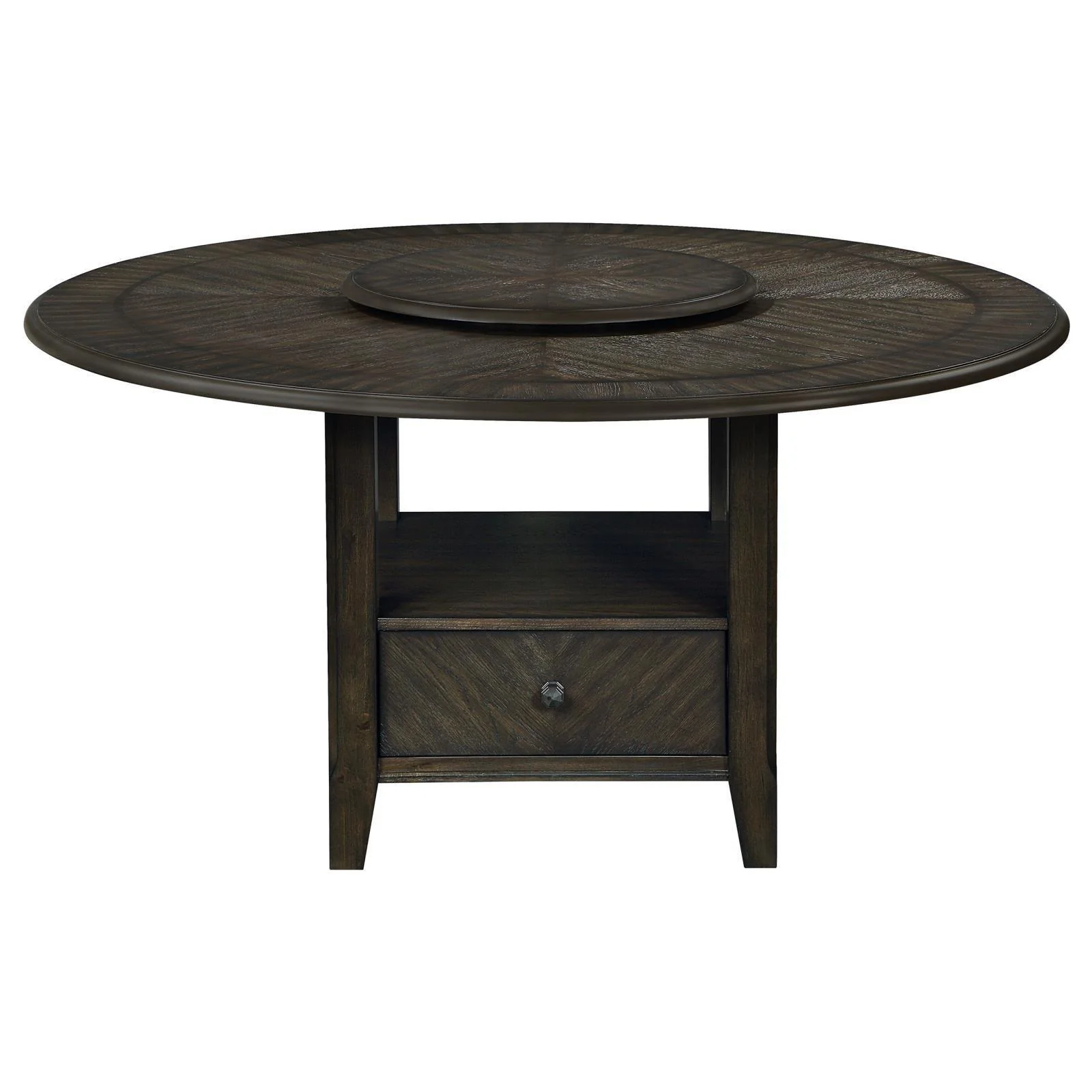 Twyla Dark Cocoa Circular Dining Room Set - Image 2