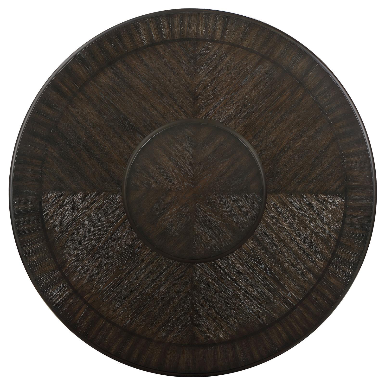 Twyla Dark Cocoa Circular Dining Room Set - Image 3