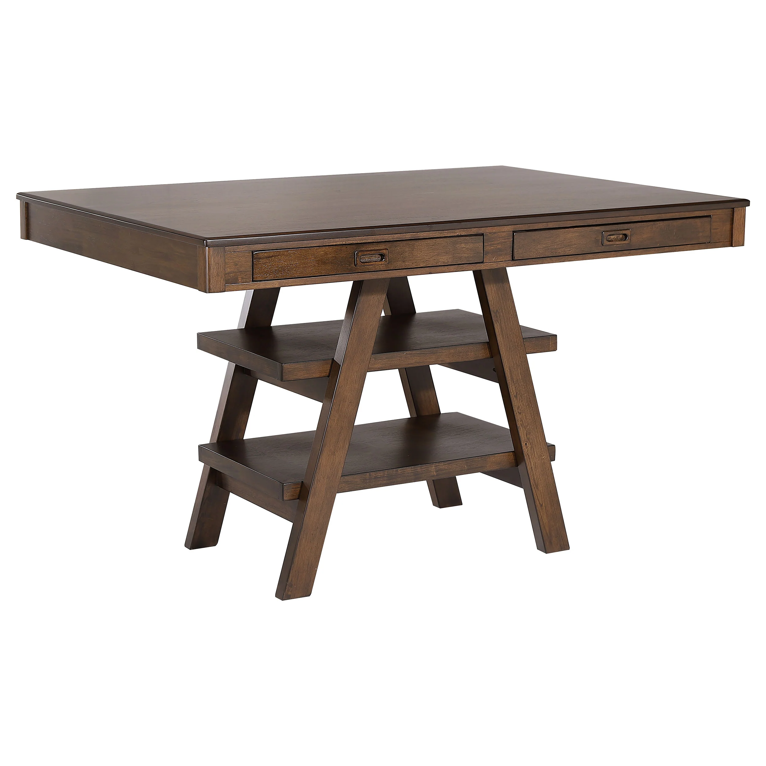 Dewey Walnut Rectangular Dining Room Set - Image 3