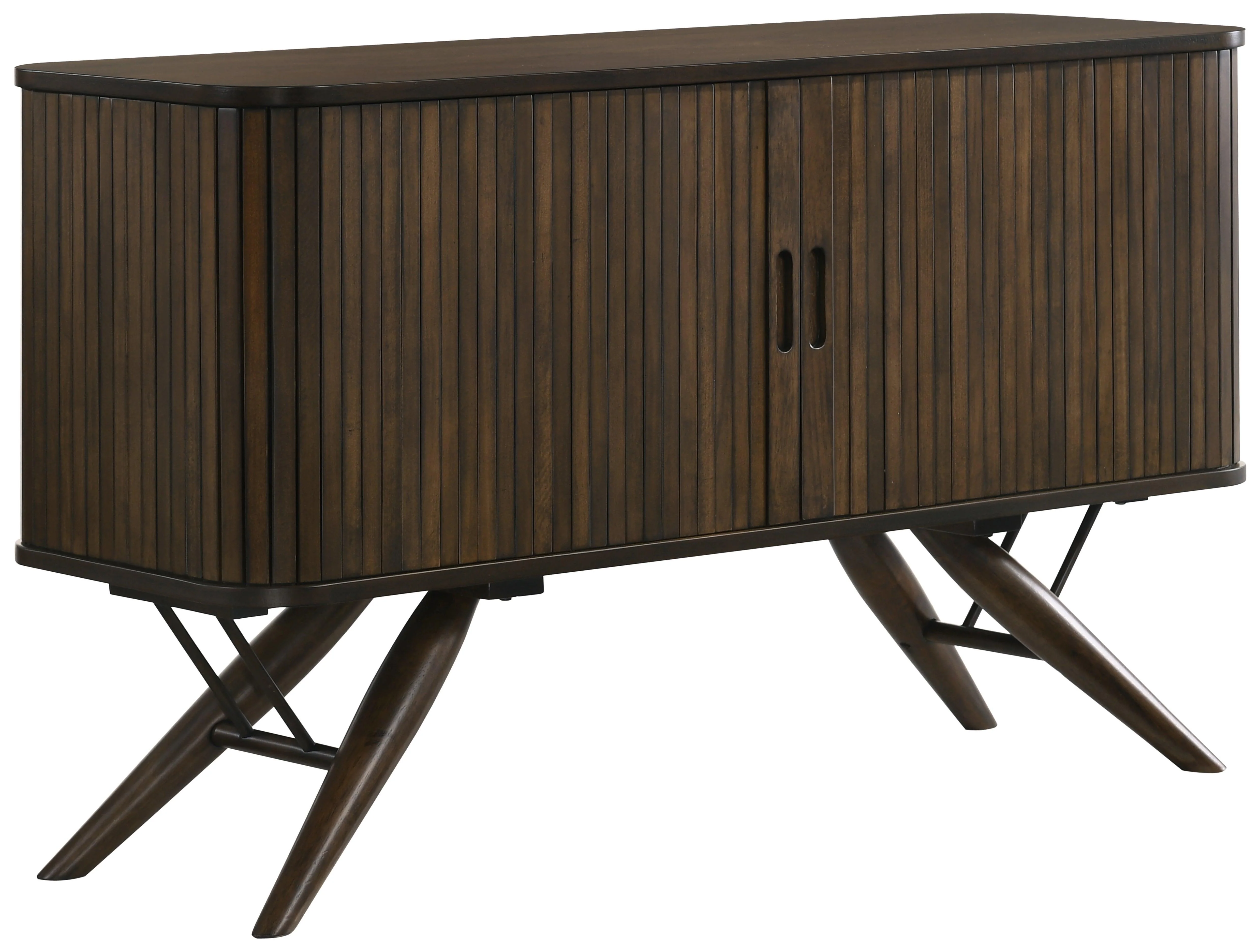 Wes 2 Door Rectangular Server Dark Walnut - Image 2