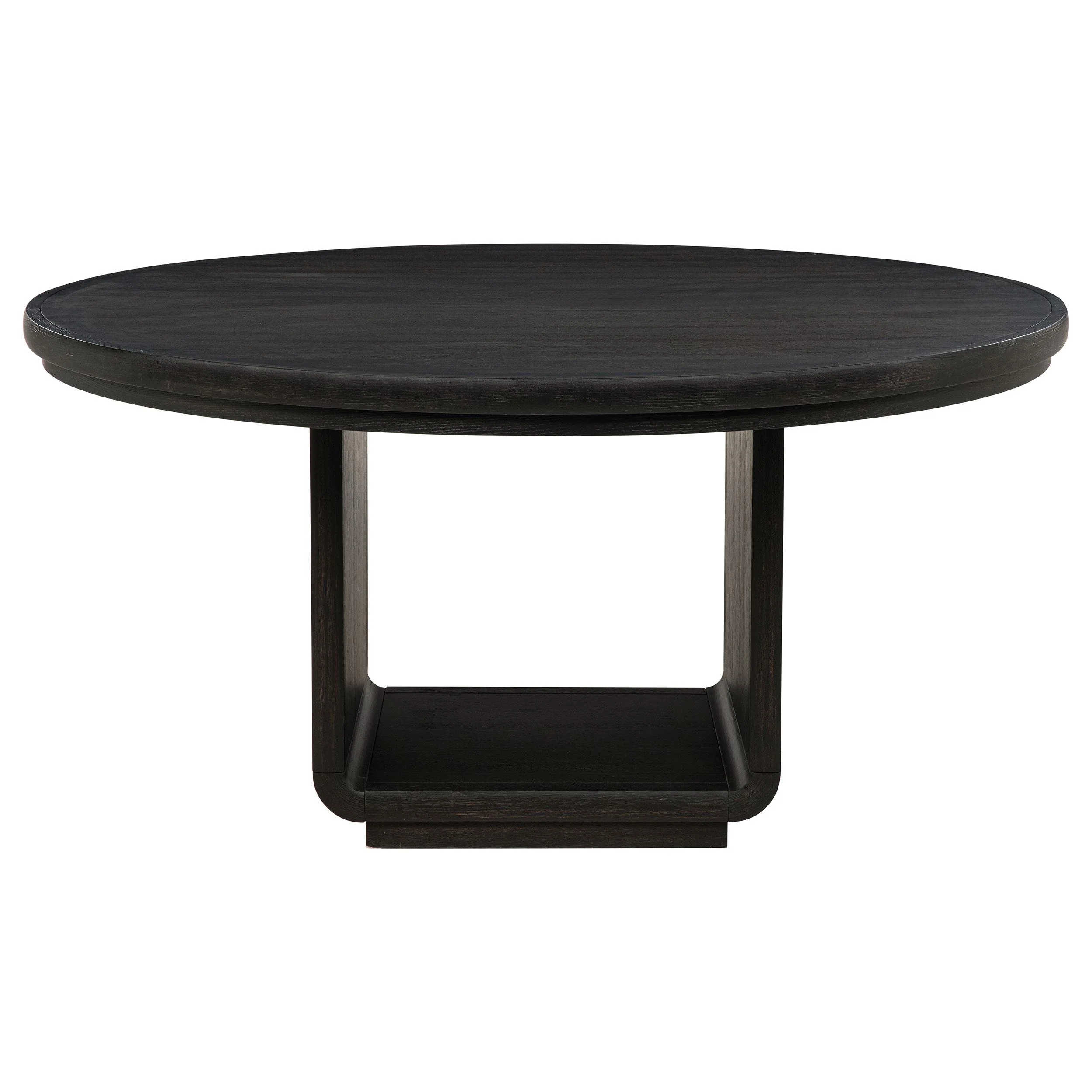 Leandro 60-inch Round Dining Table Burnished Black - Image 2