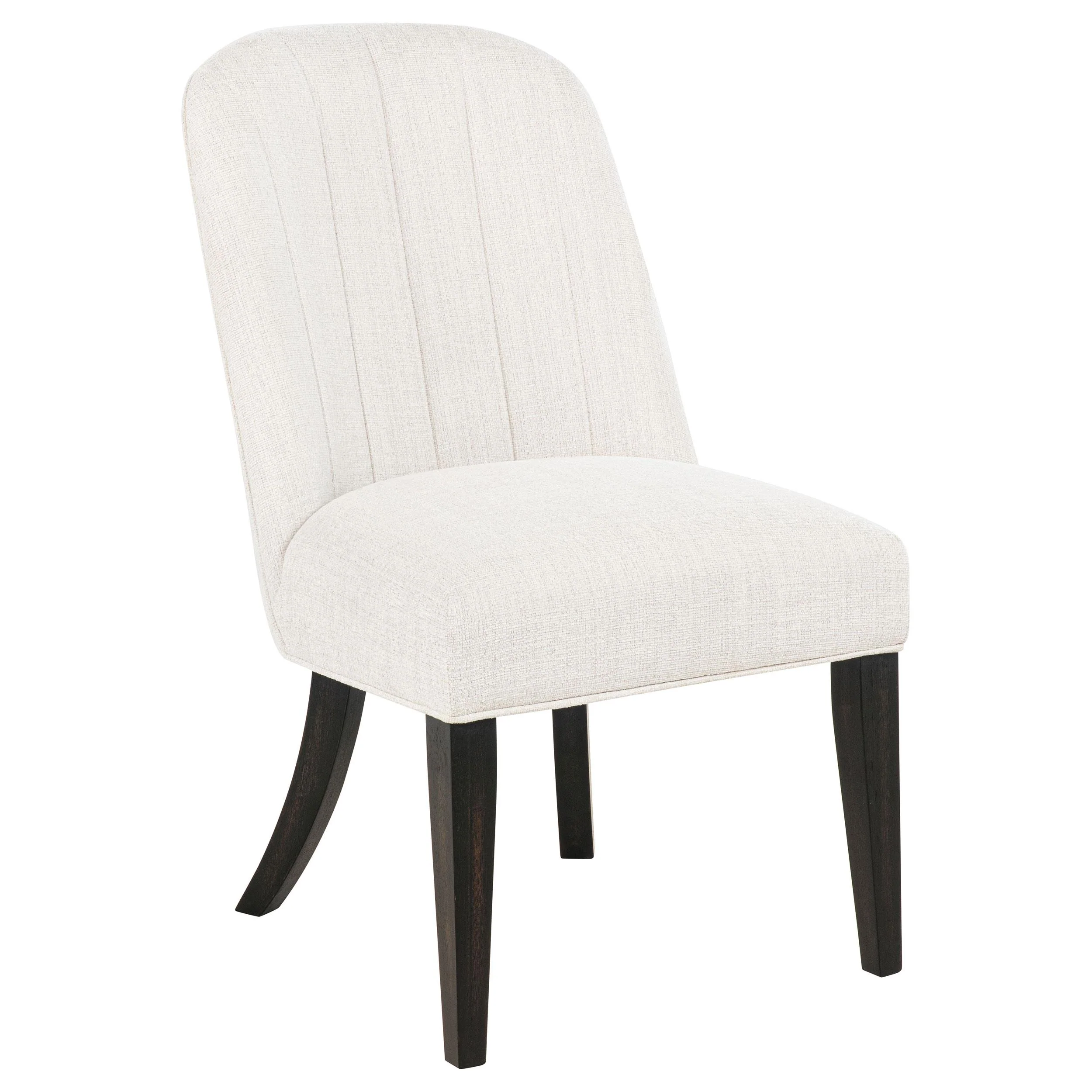 Leandro Upholstered Dining Side Chair Cream (Set of 2) - Image 2