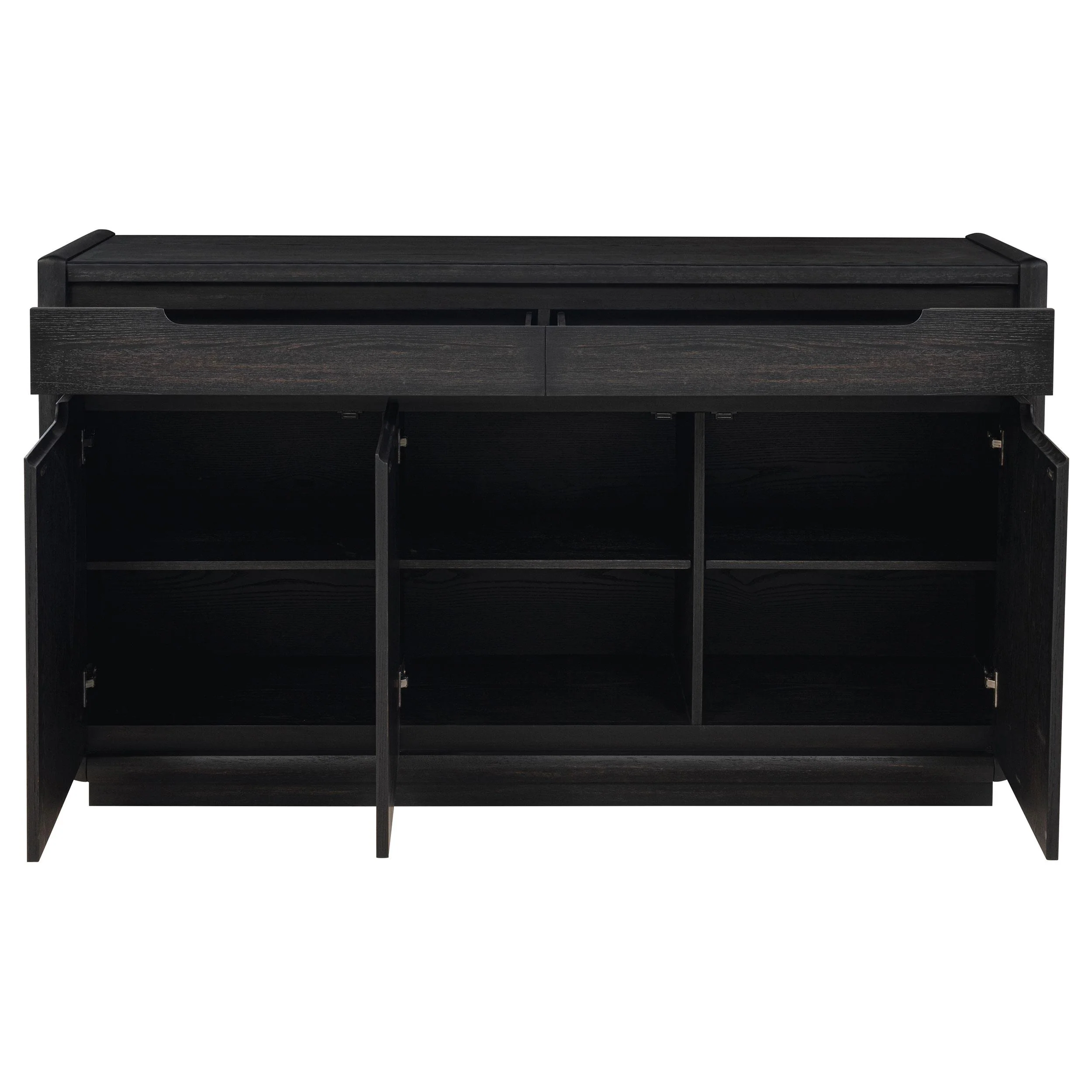 Leandro 2-drawer Dining Sideboard Server Burnished Black - Image 3