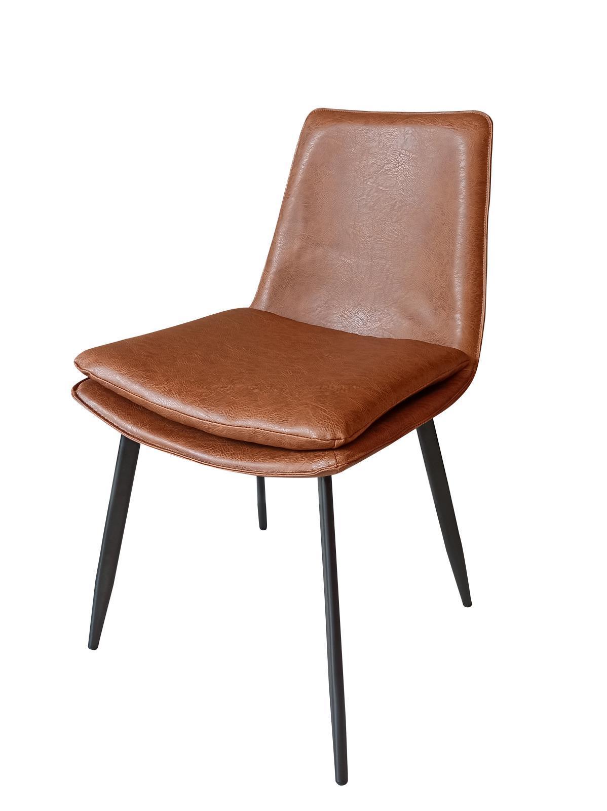 Ortega Upholstered Dining Side Chair Coffee (Set of 2) - Image 1