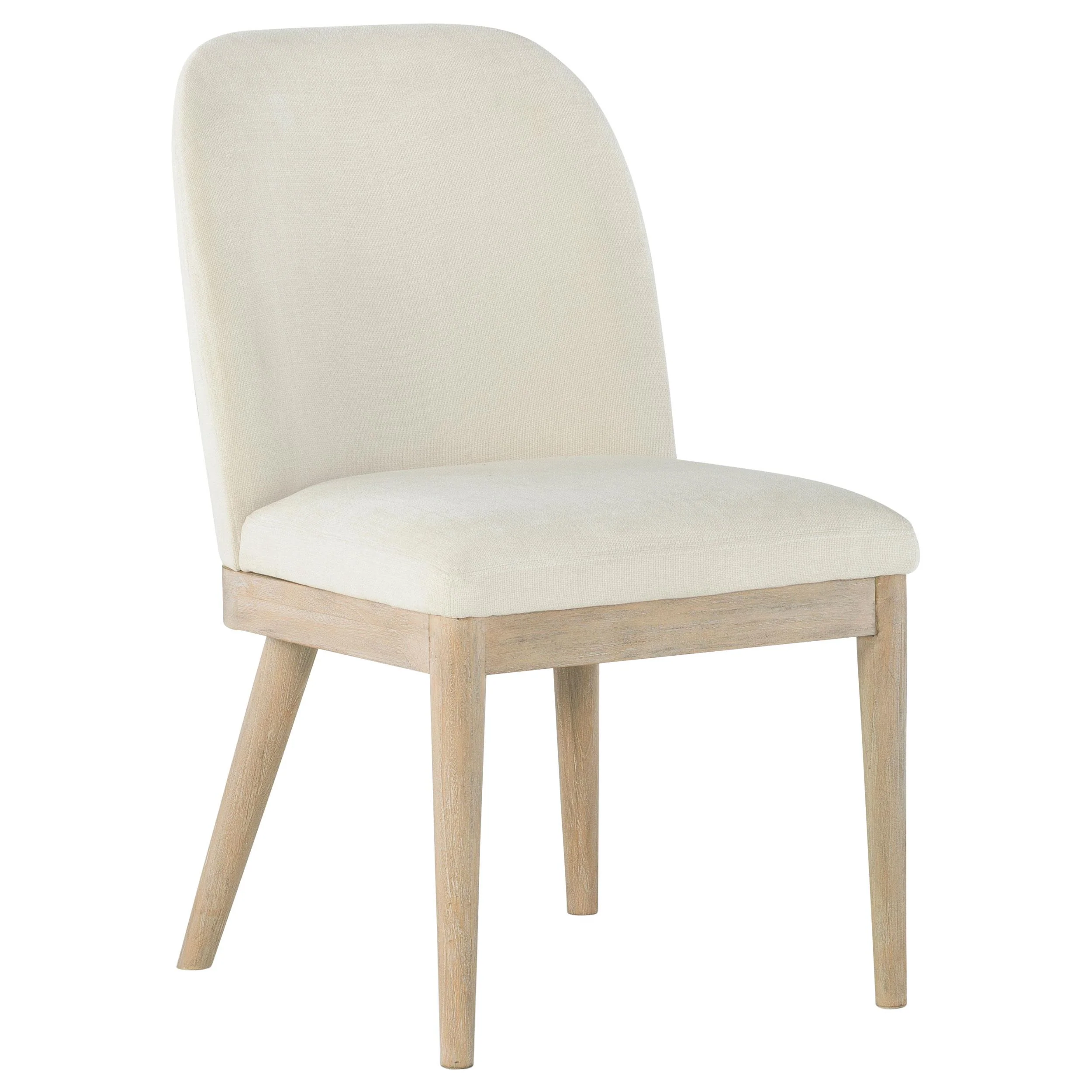 Solano Upholstered Dining Side Chair Beige (Set of 2) - Image 3