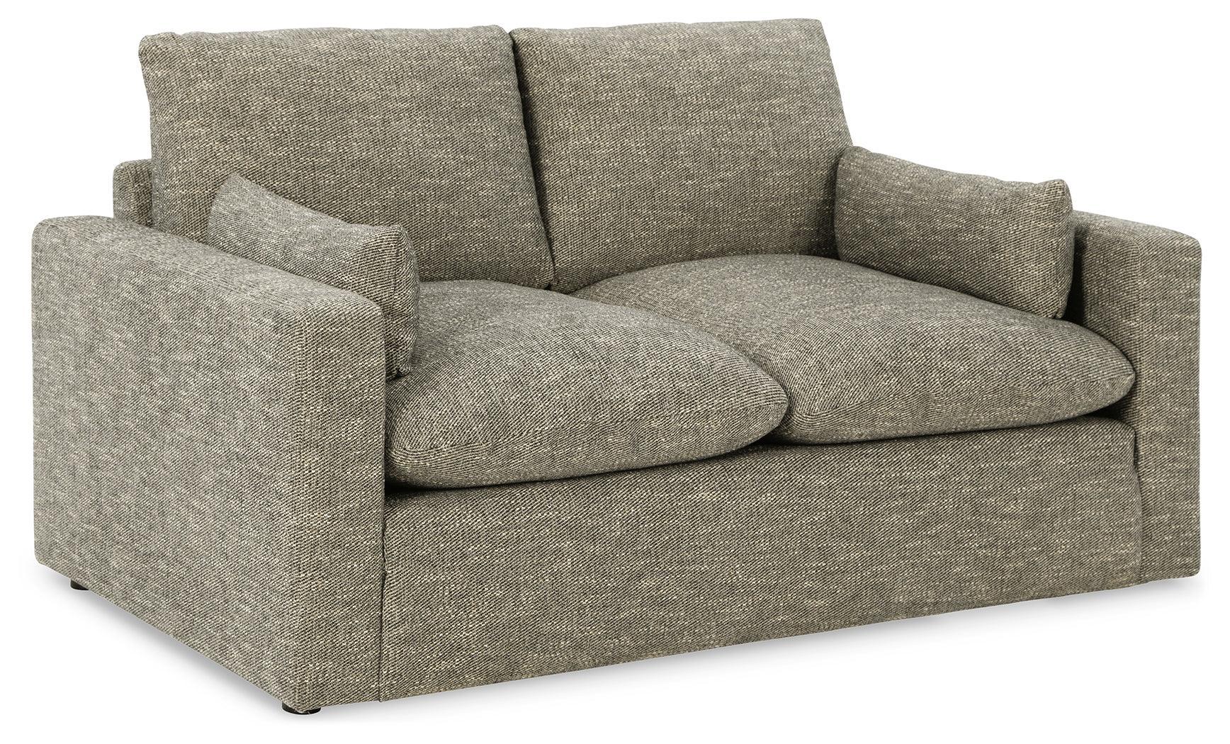 Dramatic Granite Chenille Loveseat - Image 2