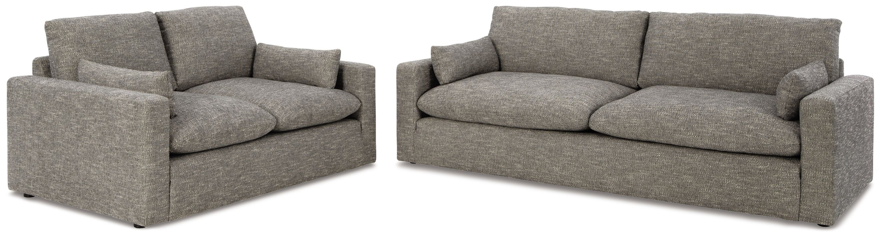 Dramatic Granite Sofa and Loveseat - Image 3
