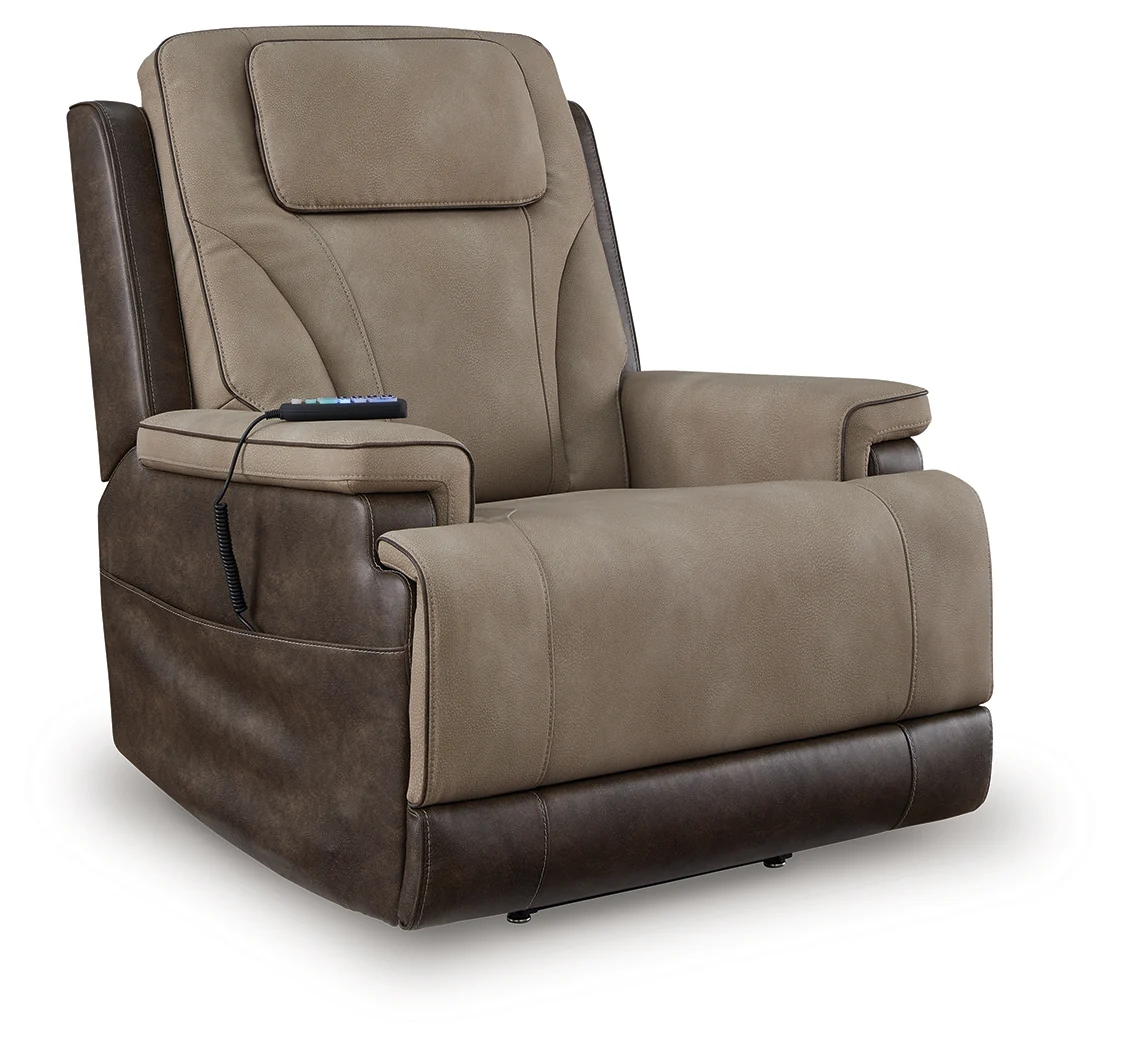 4Z-Peaceful Pause Sand Microfiber,Next-Gen DuraPella Power Lift Recliner - Image 2