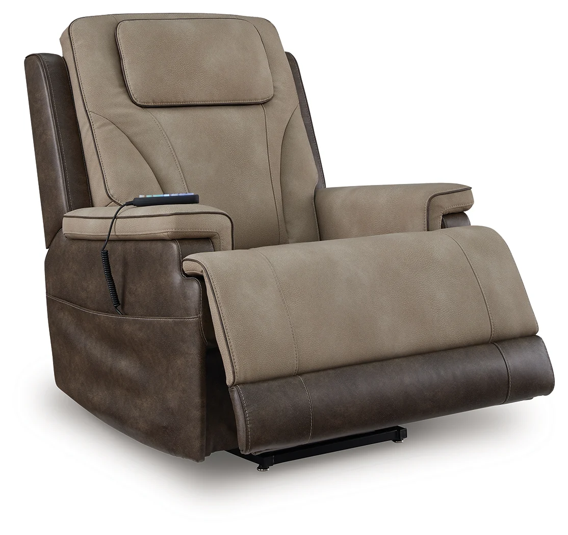4Z-Peaceful Pause Sand Microfiber,Next-Gen DuraPella Power Lift Recliner - Image 3