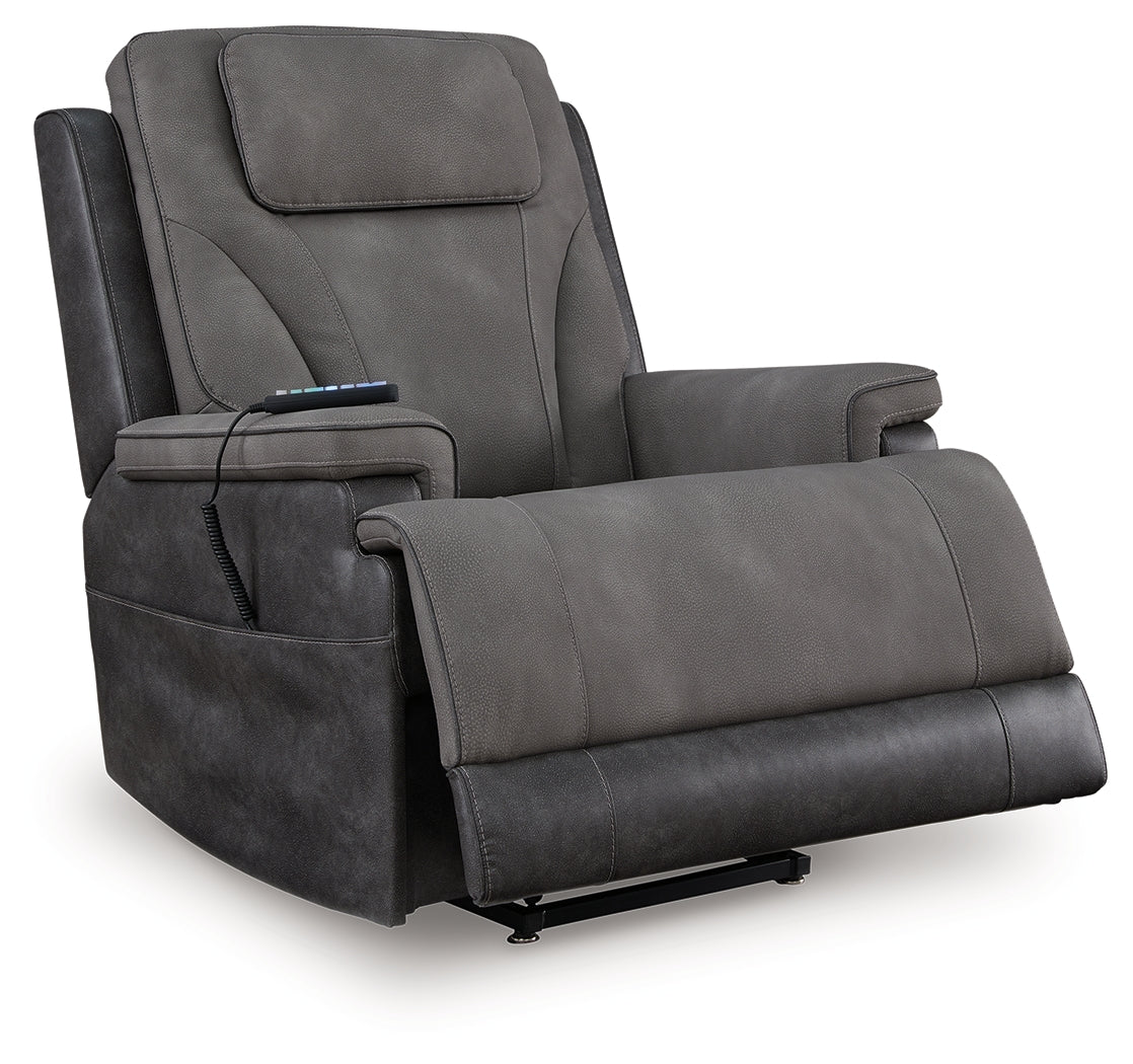 4Z-Peaceful Pause Slate Microfiber,Next-Gen DuraPella Power Lift Recliner - Image 3