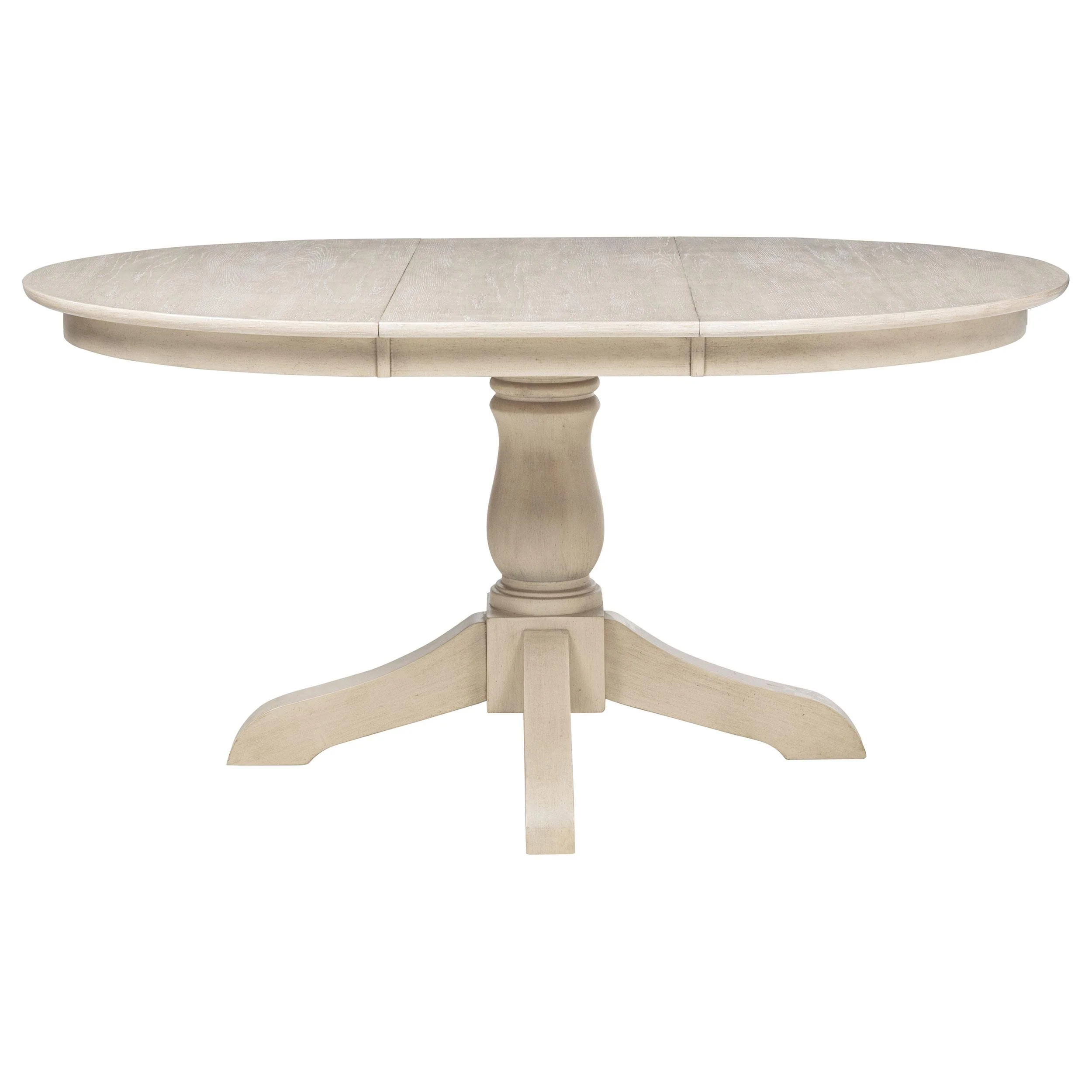 Orrison Oval 62-inch Wood Extension Leaf Dining Table Linen - Image 3