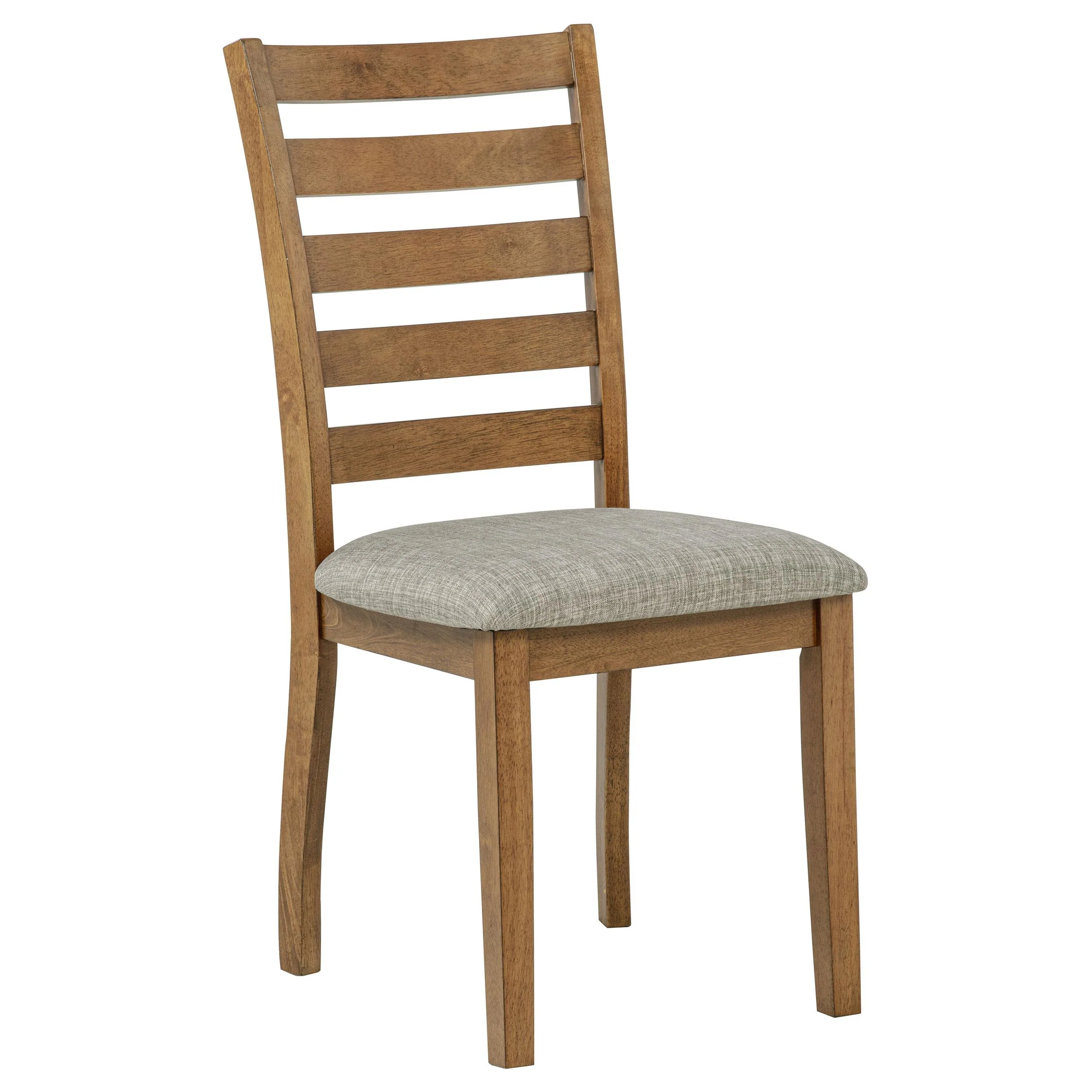 Atwood Wood Dining Side Chair Upholstered Seat Warm Brown - Image 3