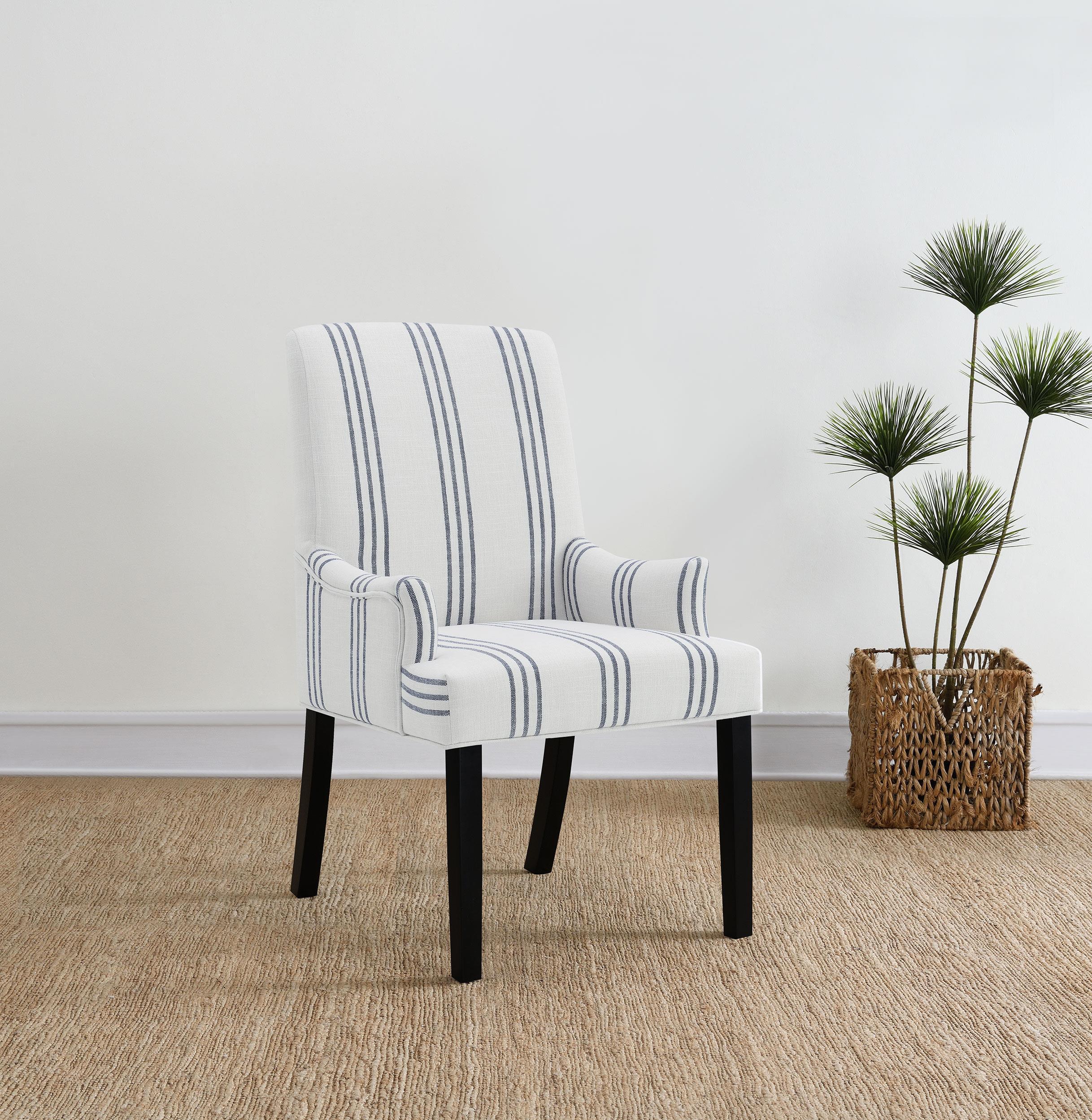 Herran Upholstered Arm Chair Beige - Image 2