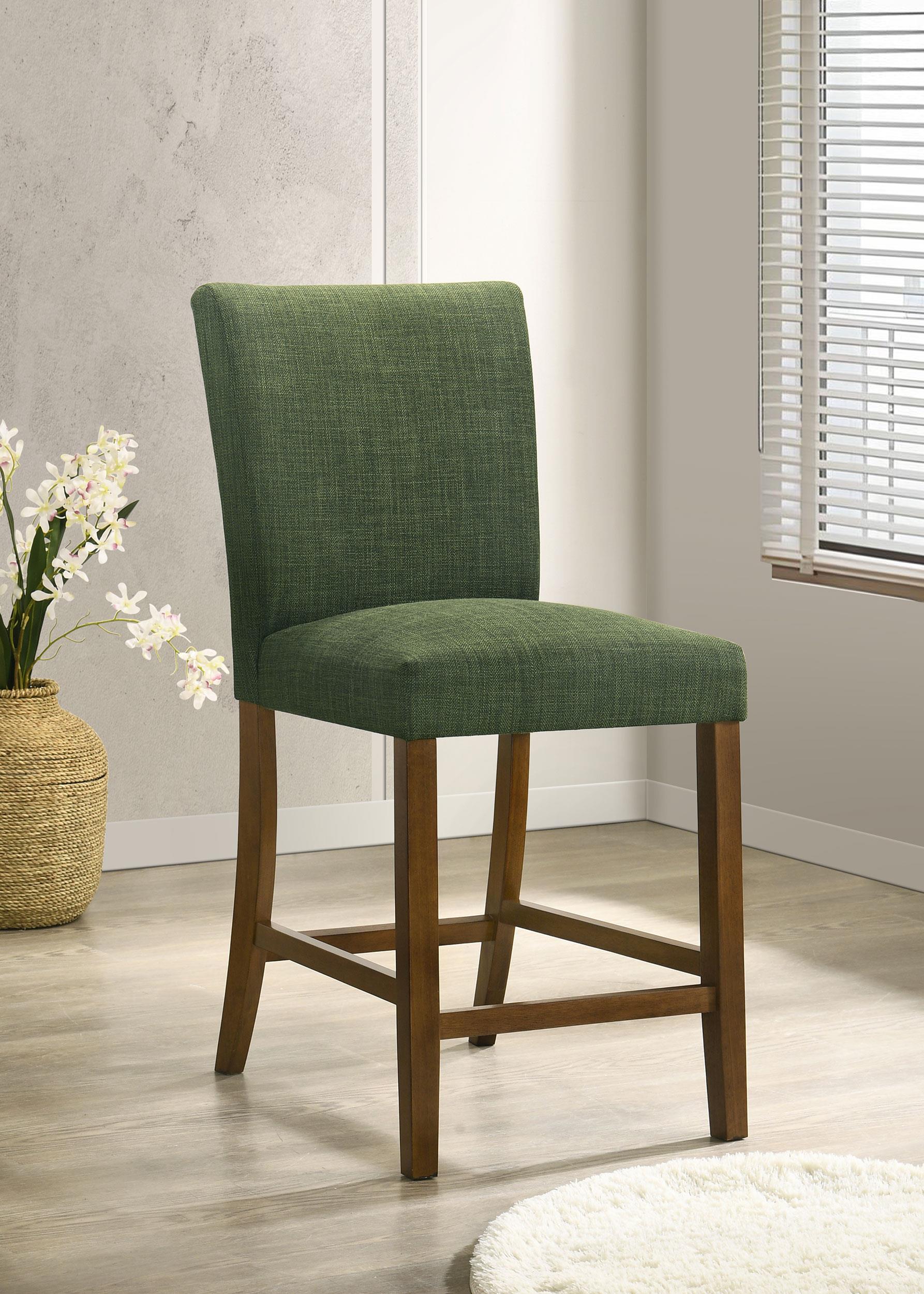 Paxton Upholstered Counter Height Dining Chair Green (Set of 2) - Image 2